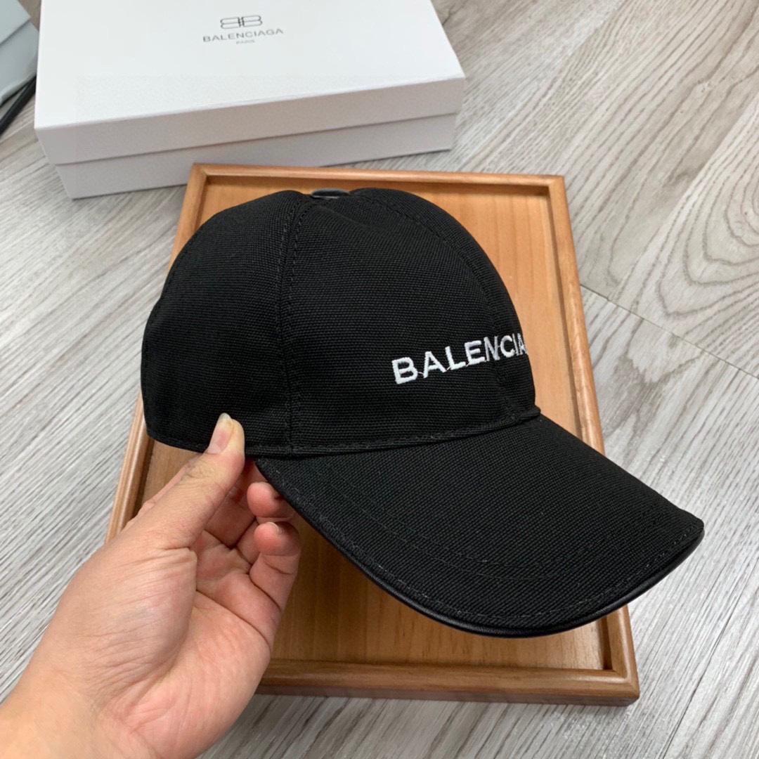 Balenciaga Embroidered-logo Six-panel Cap - EUR FASHION