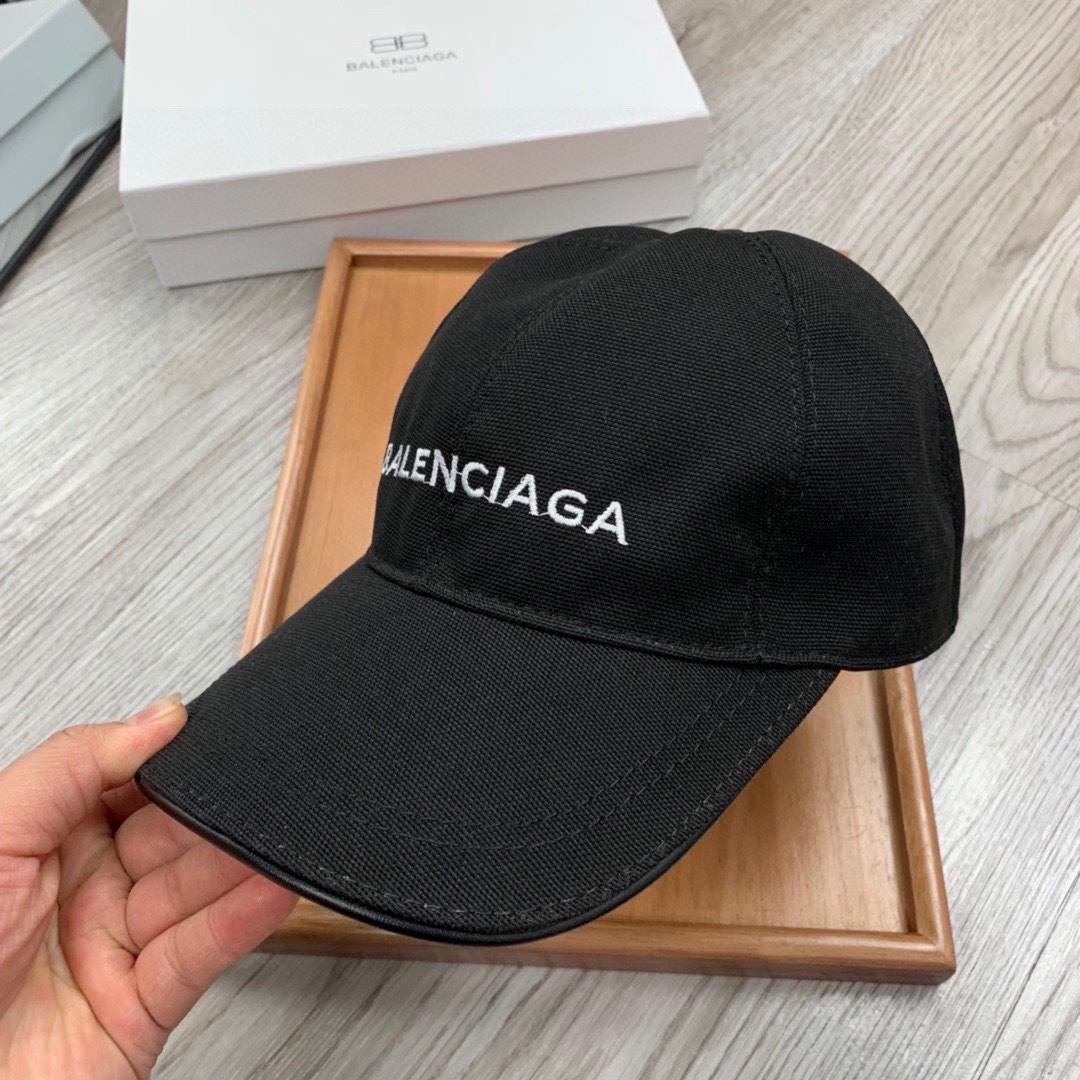 Balenciaga Embroidered-logo Six-panel Cap - EUR FASHION