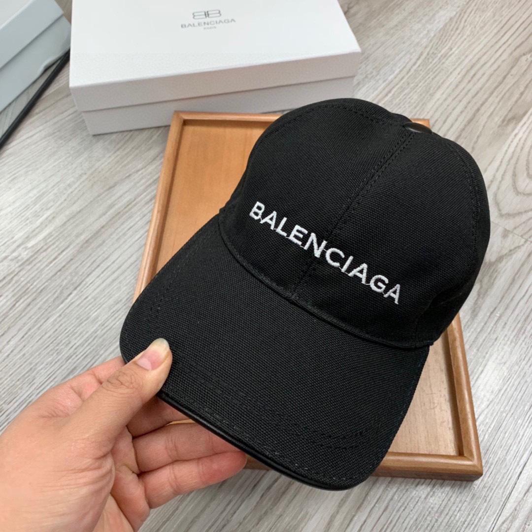 Balenciaga Embroidered-logo Six-panel Cap - EUR FASHION
