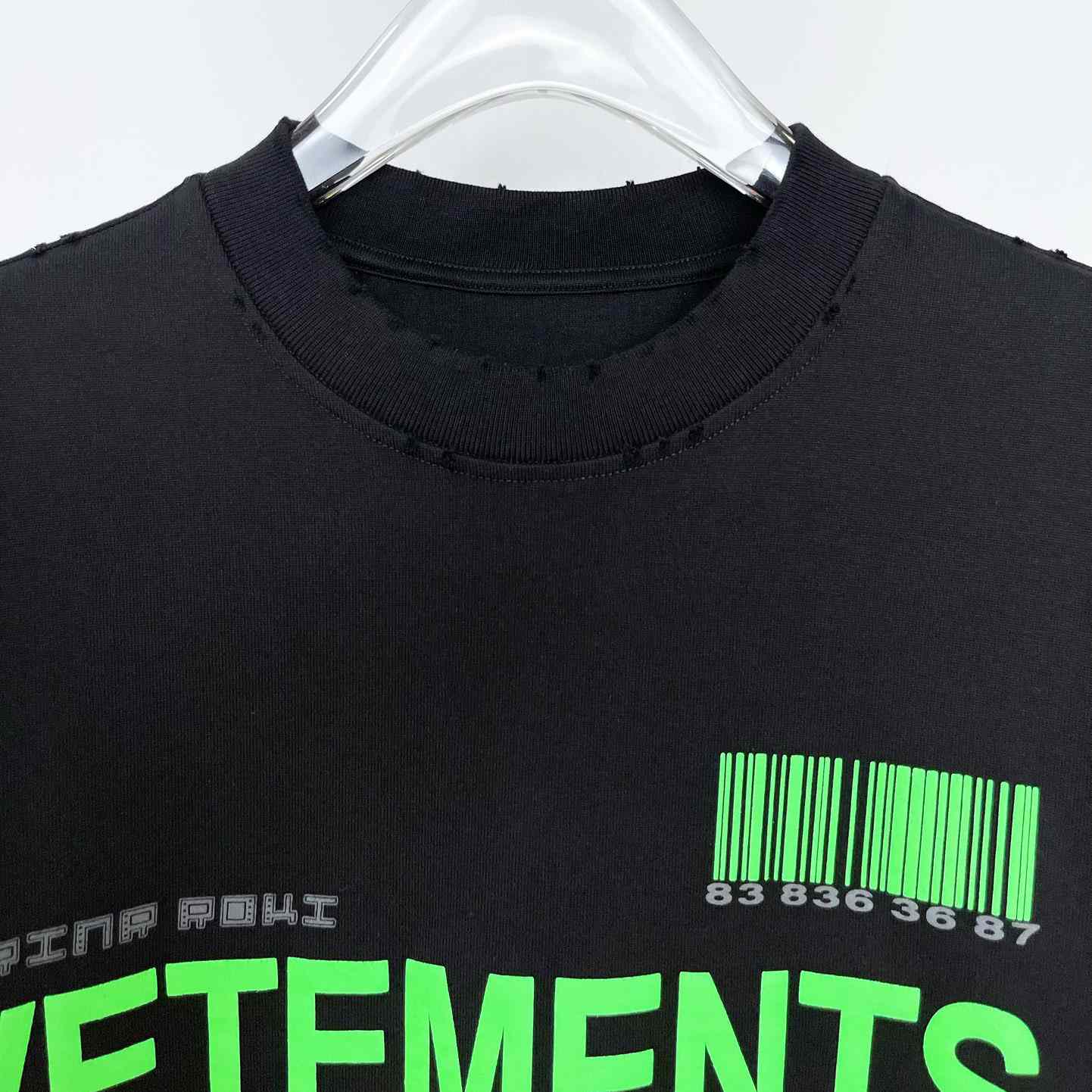 Vetements Cotton T-Shirt - EUR FASHION