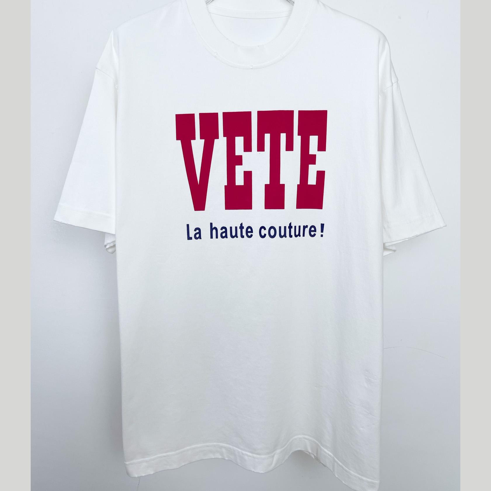 Vetements White 'La Haute Couture' T-Shirt - EUR FASHION