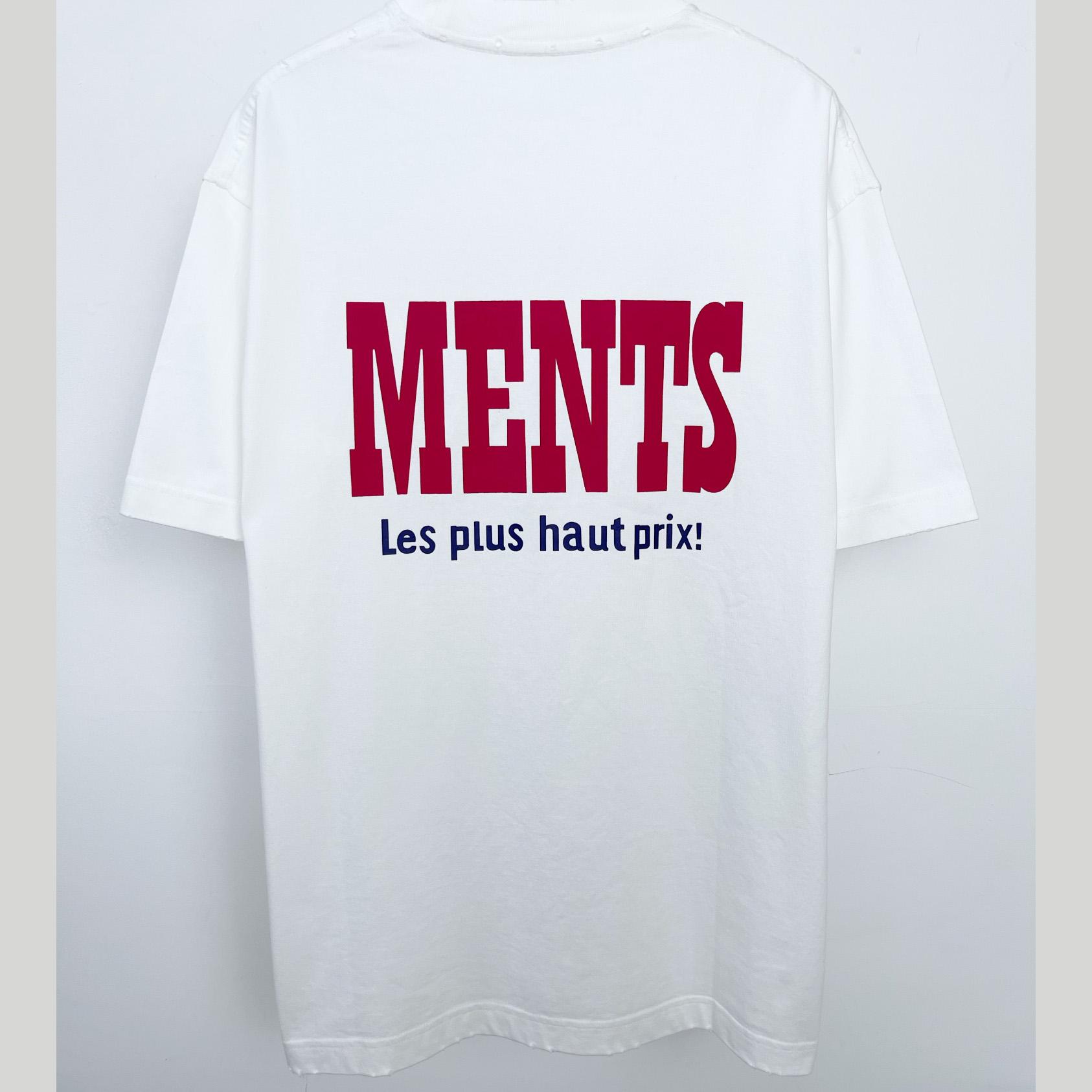 Vetements White 'La Haute Couture' T-Shirt - EUR FASHION