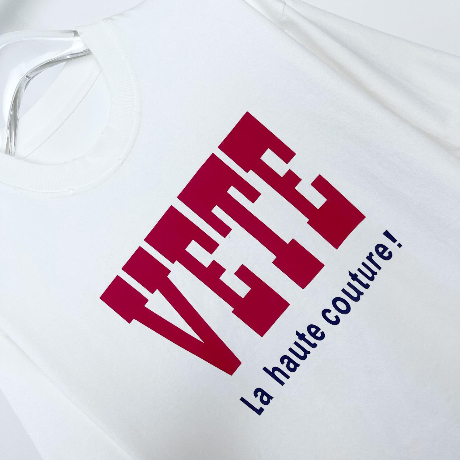 Vetements White 'La Haute Couture' T-Shirt - EUR FASHION