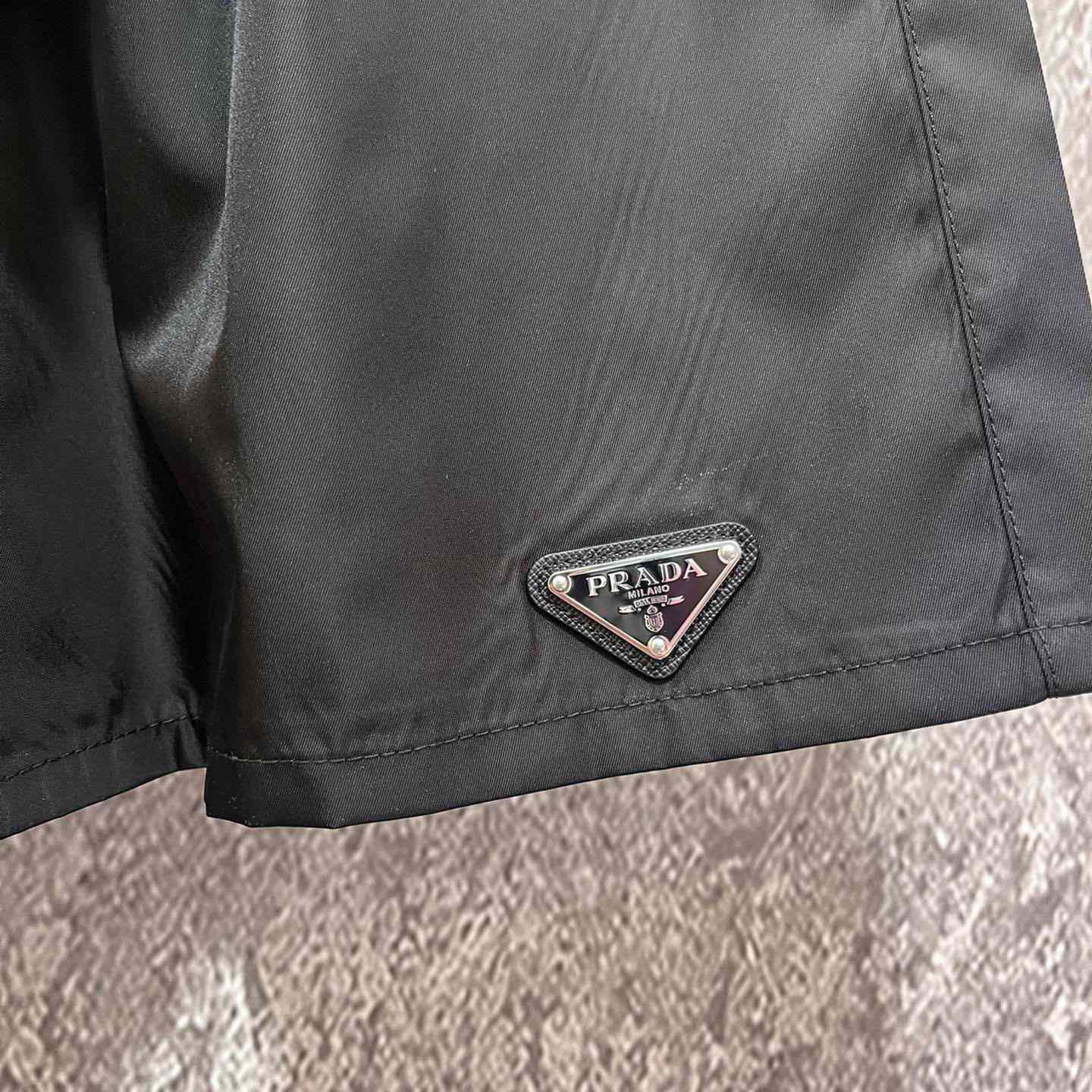 Prada Black Re-nylon Shorts - EUR FASHION