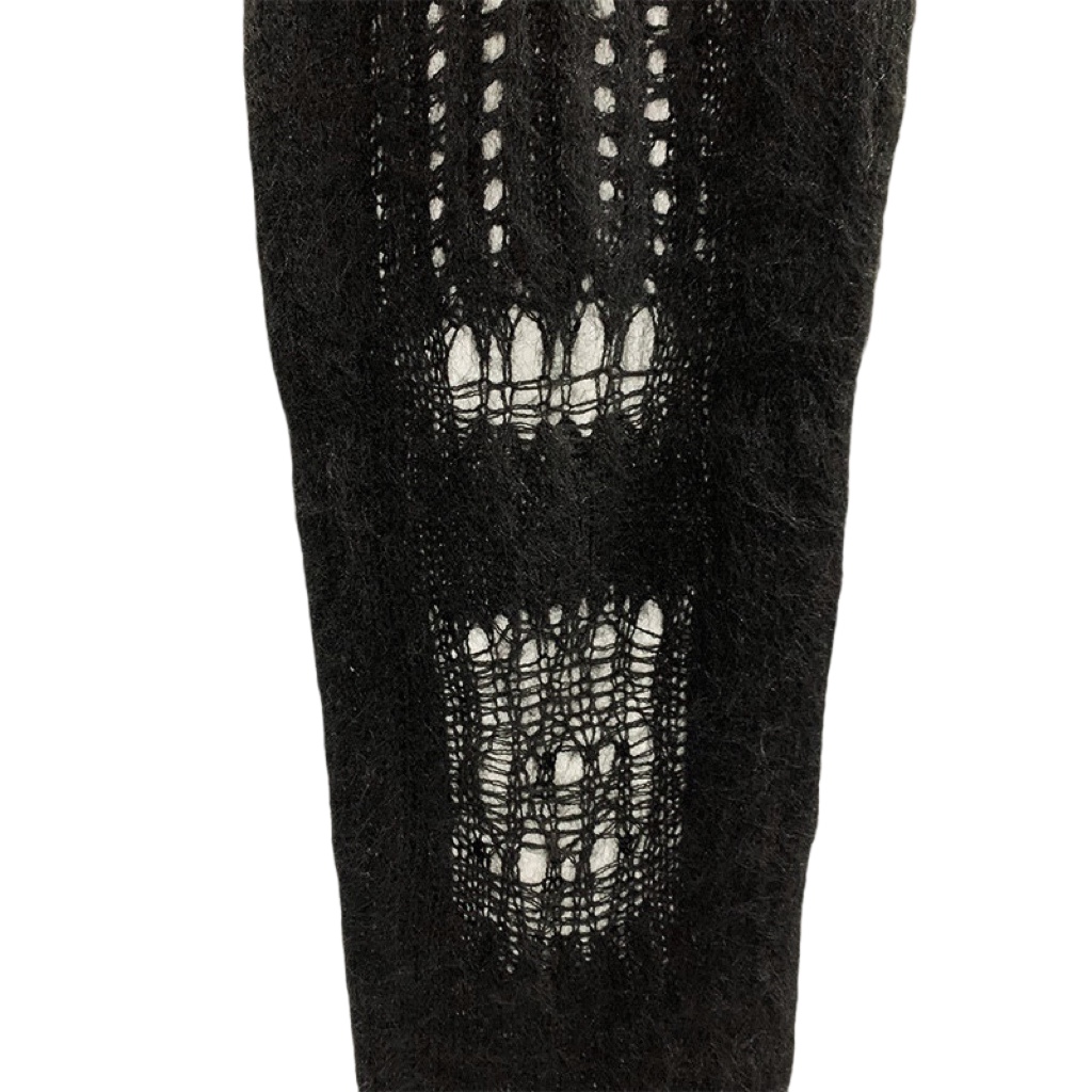 Rick Owens Ziggy Ripped Knitted Skirt - EUR FASHION