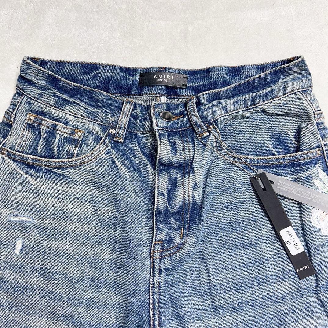 Amiri Slim-fit Denim Shorts  AM1146 - EUR FASHION