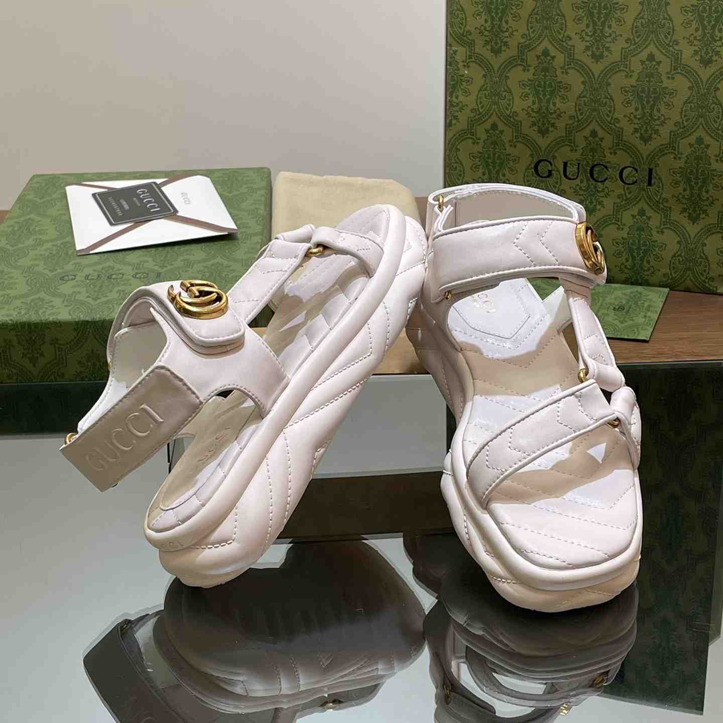 Gucci Women's Double G Sandal - EUR FASHION