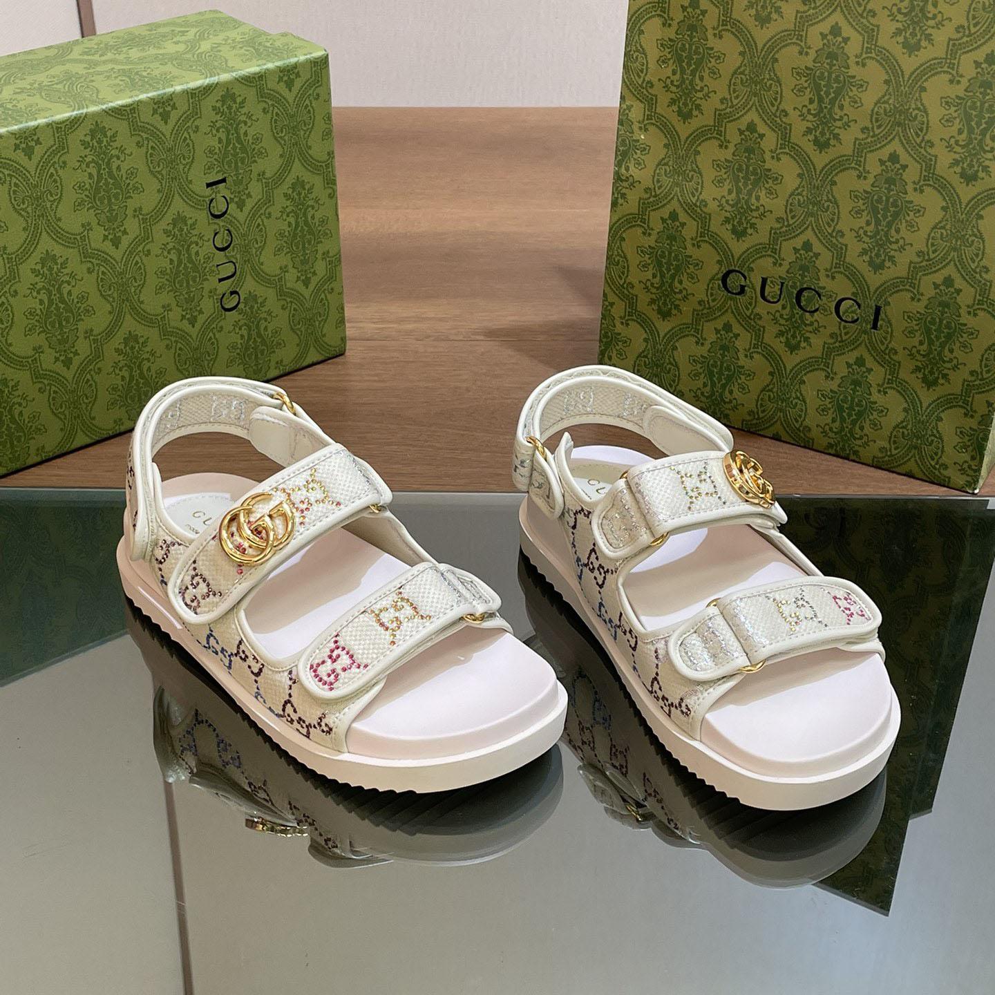 Gucci Women's Sandal With Double G - EUR FASHION