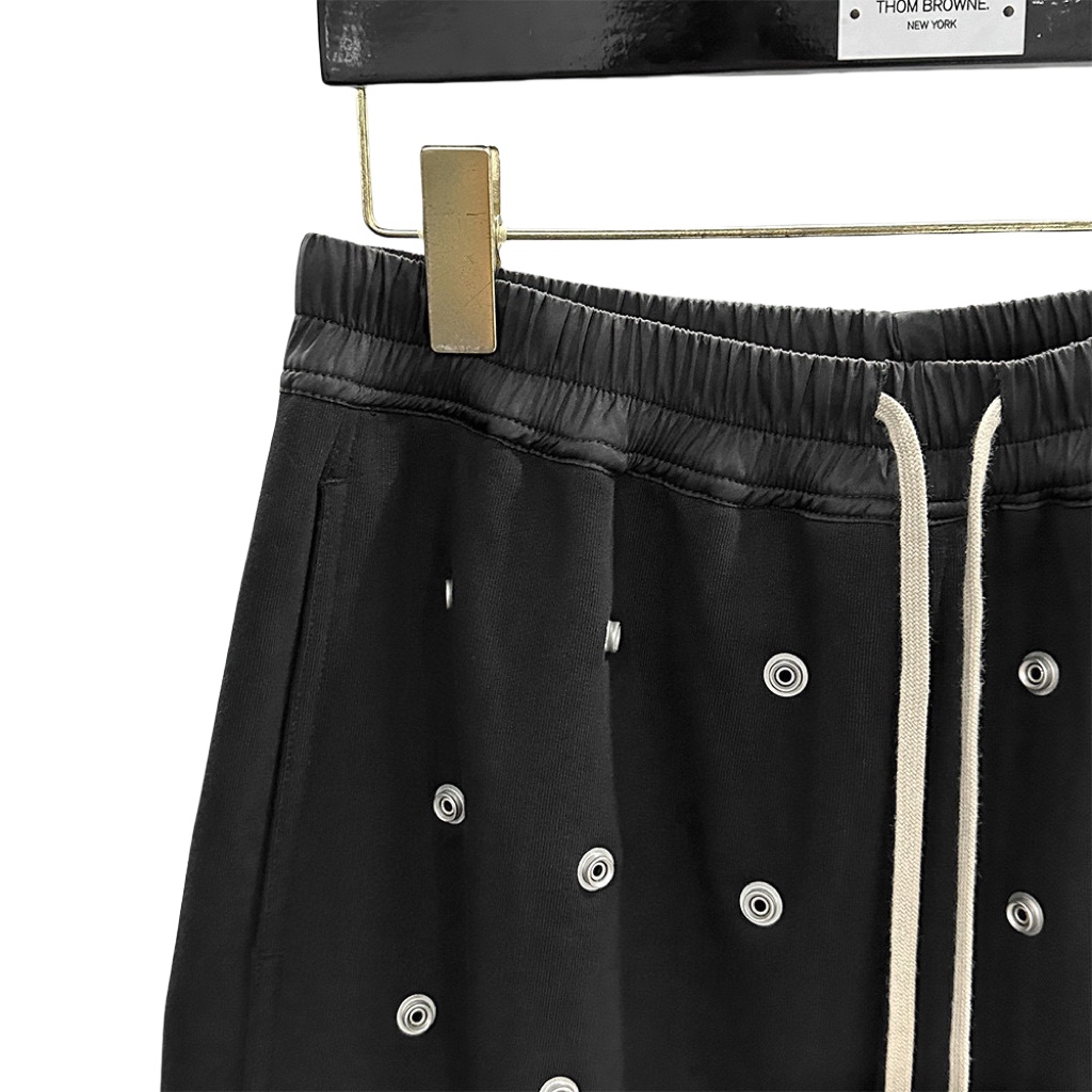 Rick Owens DRKSHDW Embellished Cotton Shorts - EUR FASHION