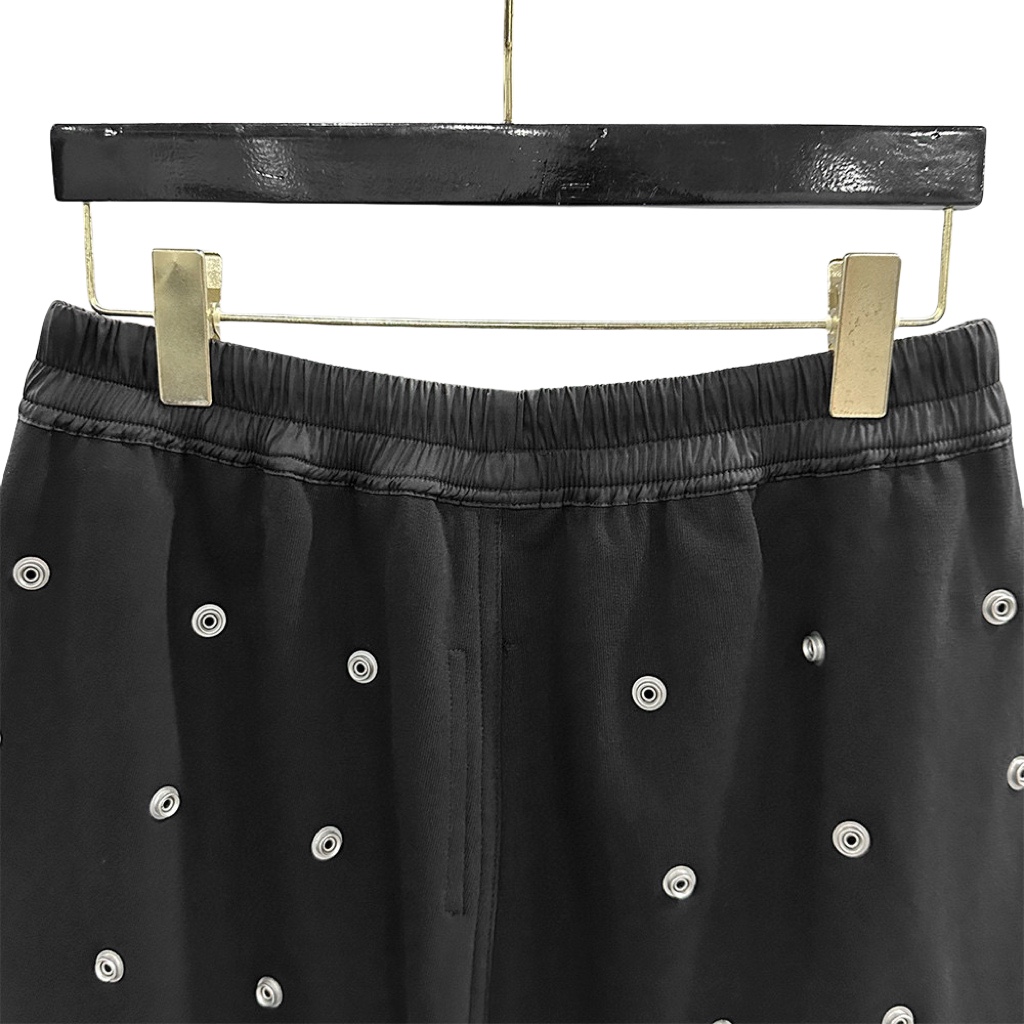 Rick Owens DRKSHDW Embellished Cotton Shorts - EUR FASHION