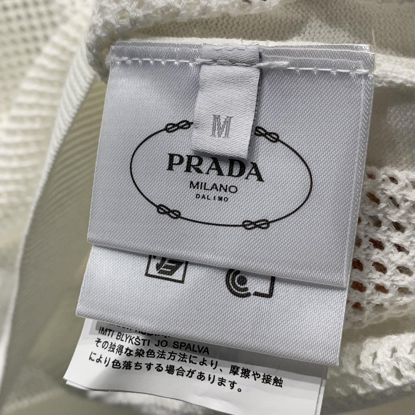 Prada Silk And Cotton Crew-neck Sweater - EUR FASHION