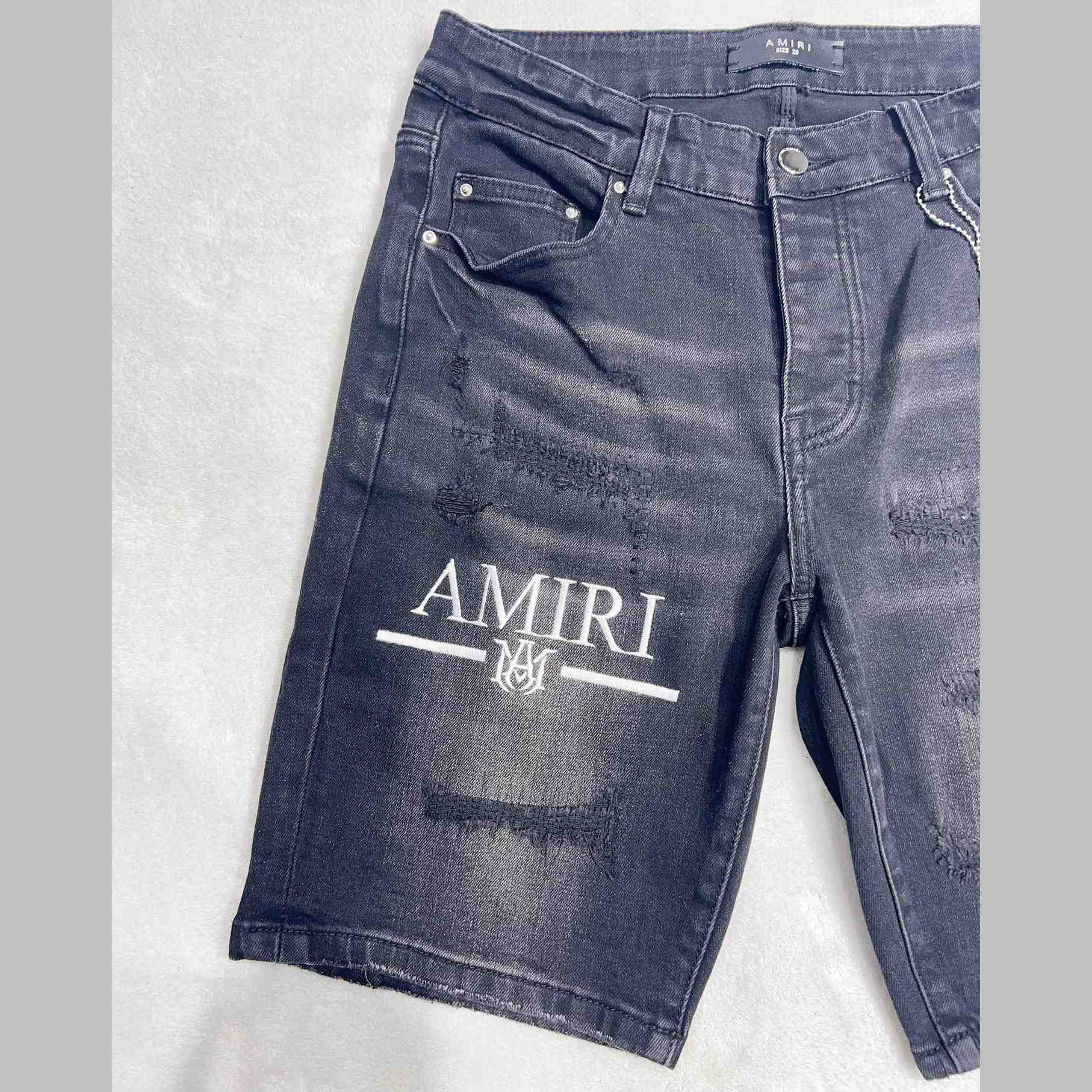 Amiri Slim-fit Denim Shorts  AM1168 - EUR FASHION