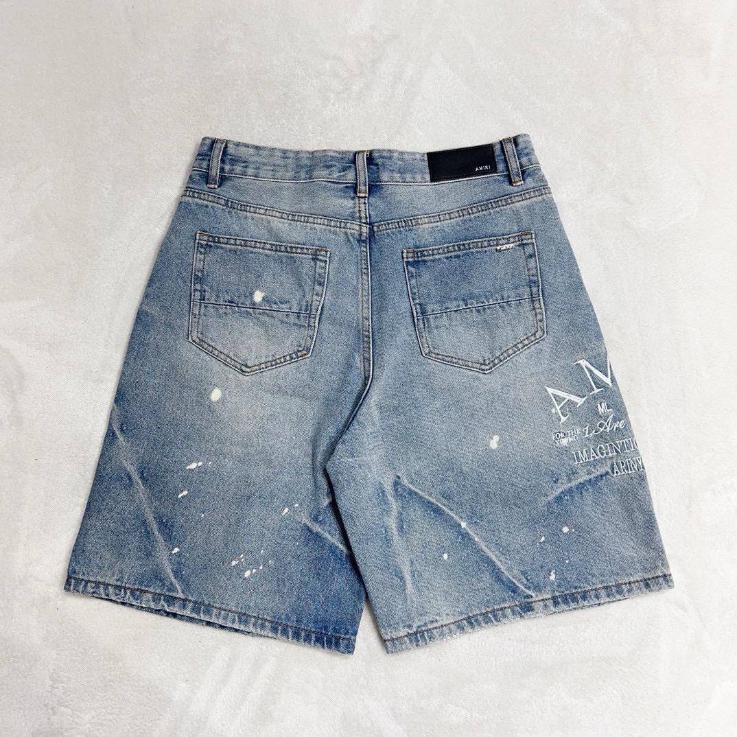 Amiri Slim-fit Denim Shorts  AM1164 - EUR FASHION