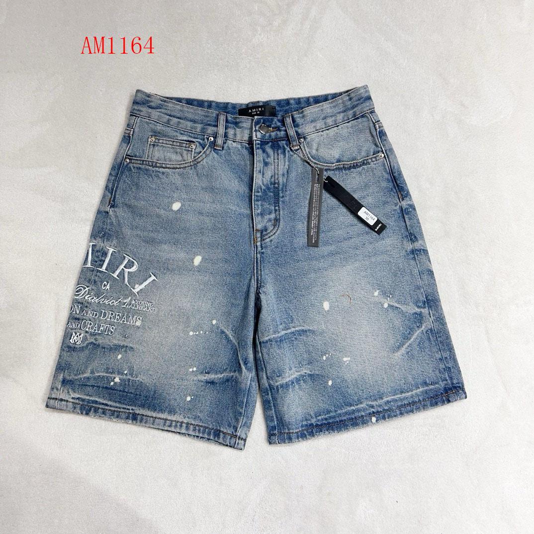 Amiri Slim-fit Denim Shorts  AM1164 - EUR FASHION