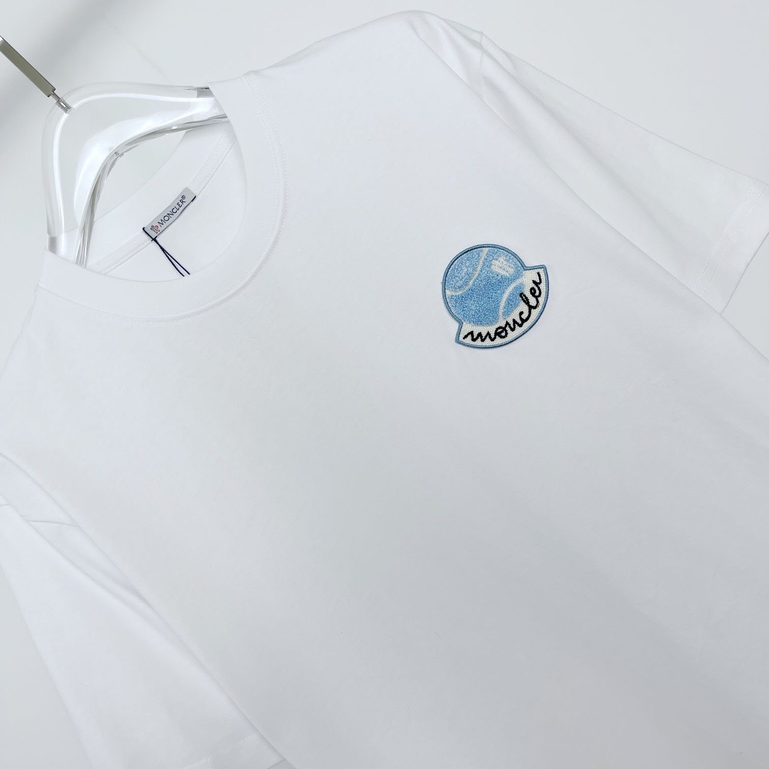 Moncler Tennis Logo Patch T-shirt - EUR FASHION