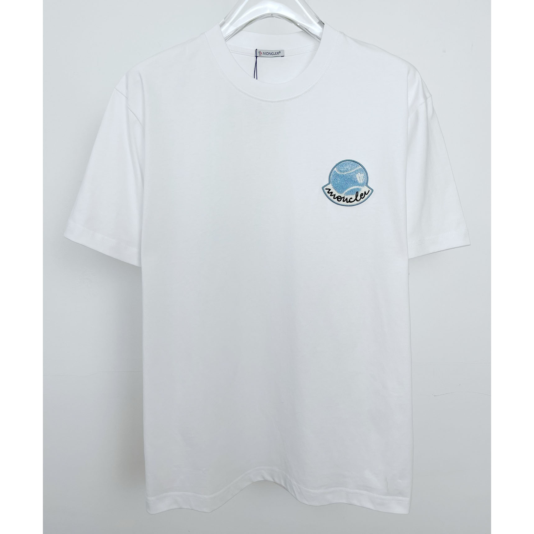 Moncler Tennis Logo Patch T-shirt - EUR FASHION