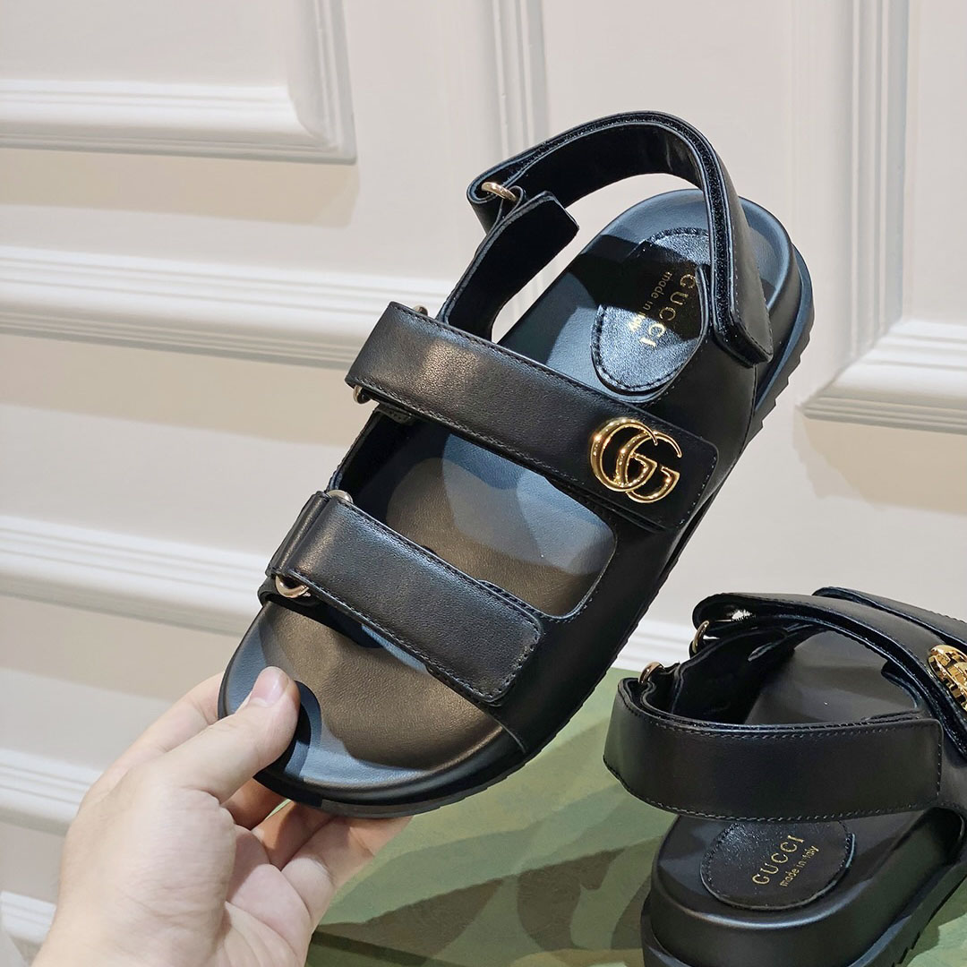 Gucci Women's Double G Sandal  - EUR FASHION