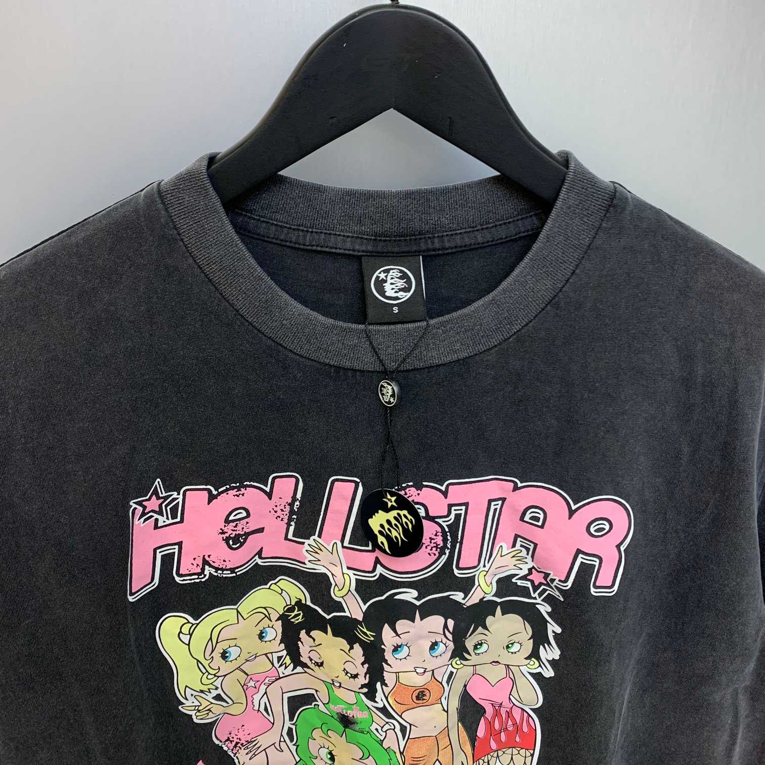 Hellstar Betty Boop Print T-shirt  - EUR FASHION