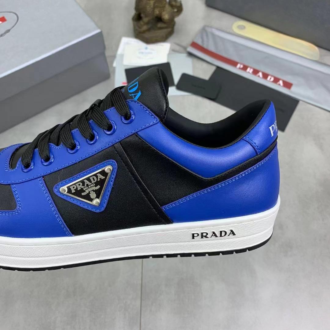 Prada Downtown Leather Sneakers - EUR FASHION