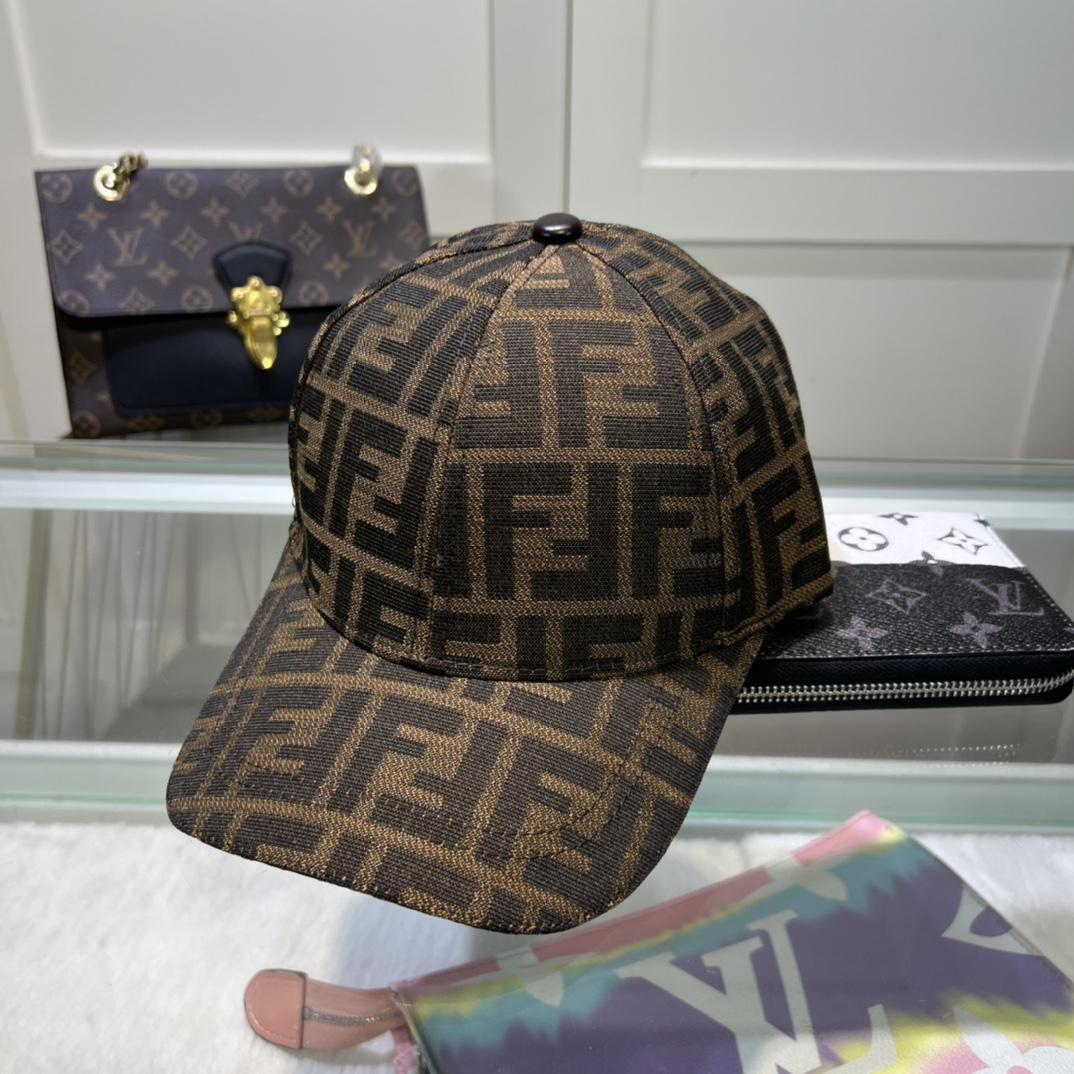 Fendi FF  Logo Baseball Cap - EUR FASHION