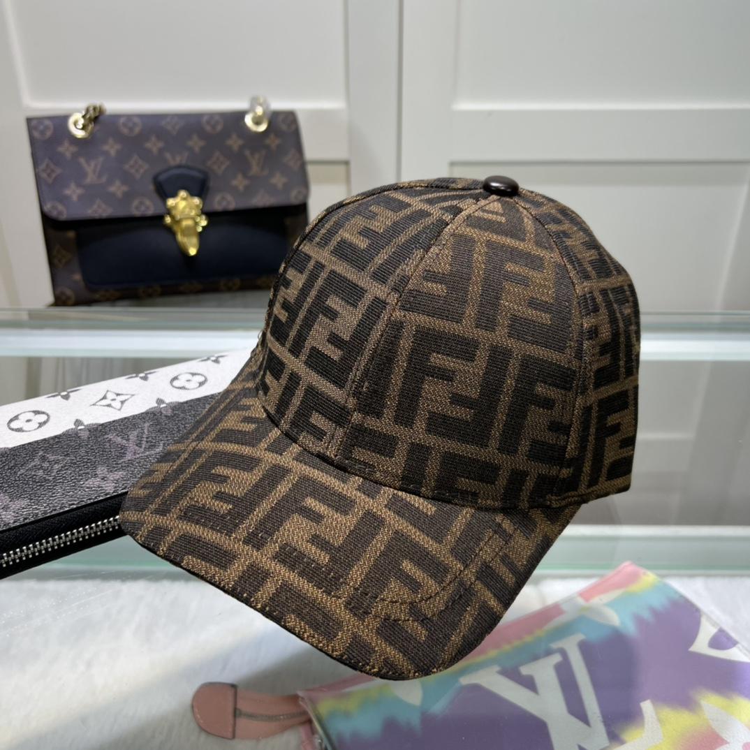 Fendi FF  Logo Baseball Cap - EUR FASHION