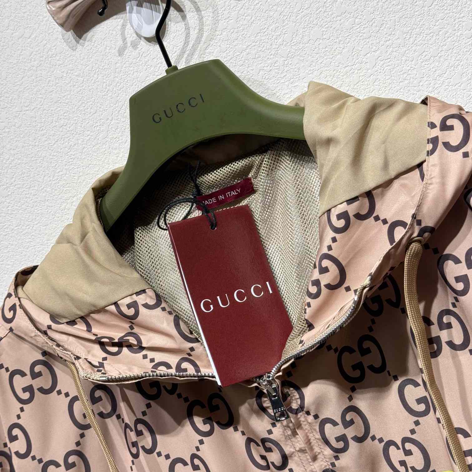 Gucci Light Nylon GG Print Hooded Jacket - EUR FASHION