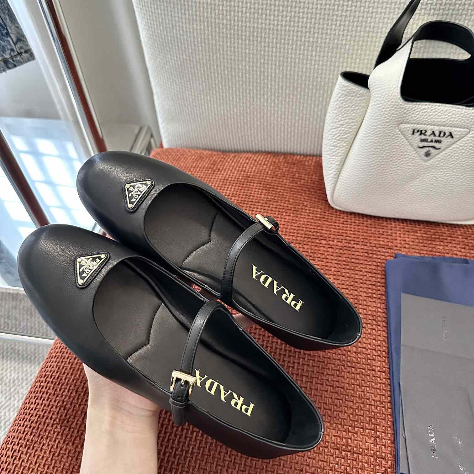 Prada Nappa Leather Ballerinas - EUR FASHION