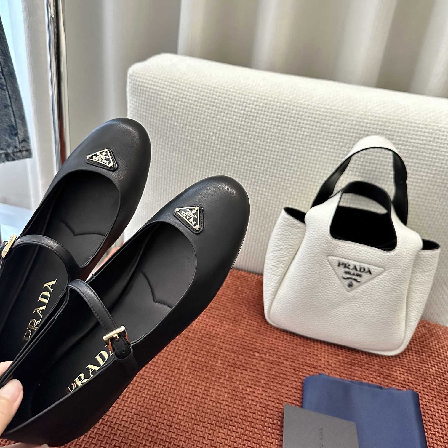 Prada Nappa Leather Ballerinas - EUR FASHION