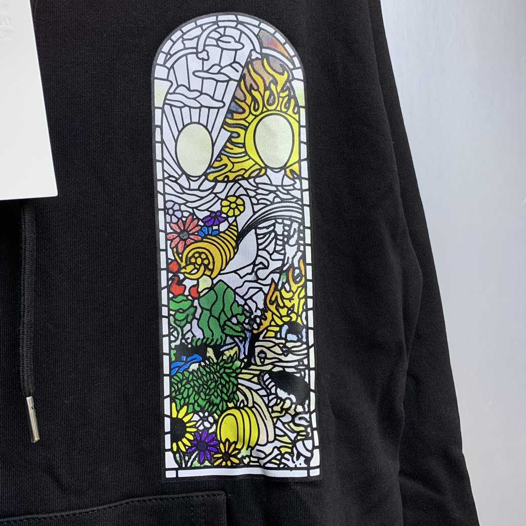 Who Decides War Stained Glass Hoodie - EUR FASHION