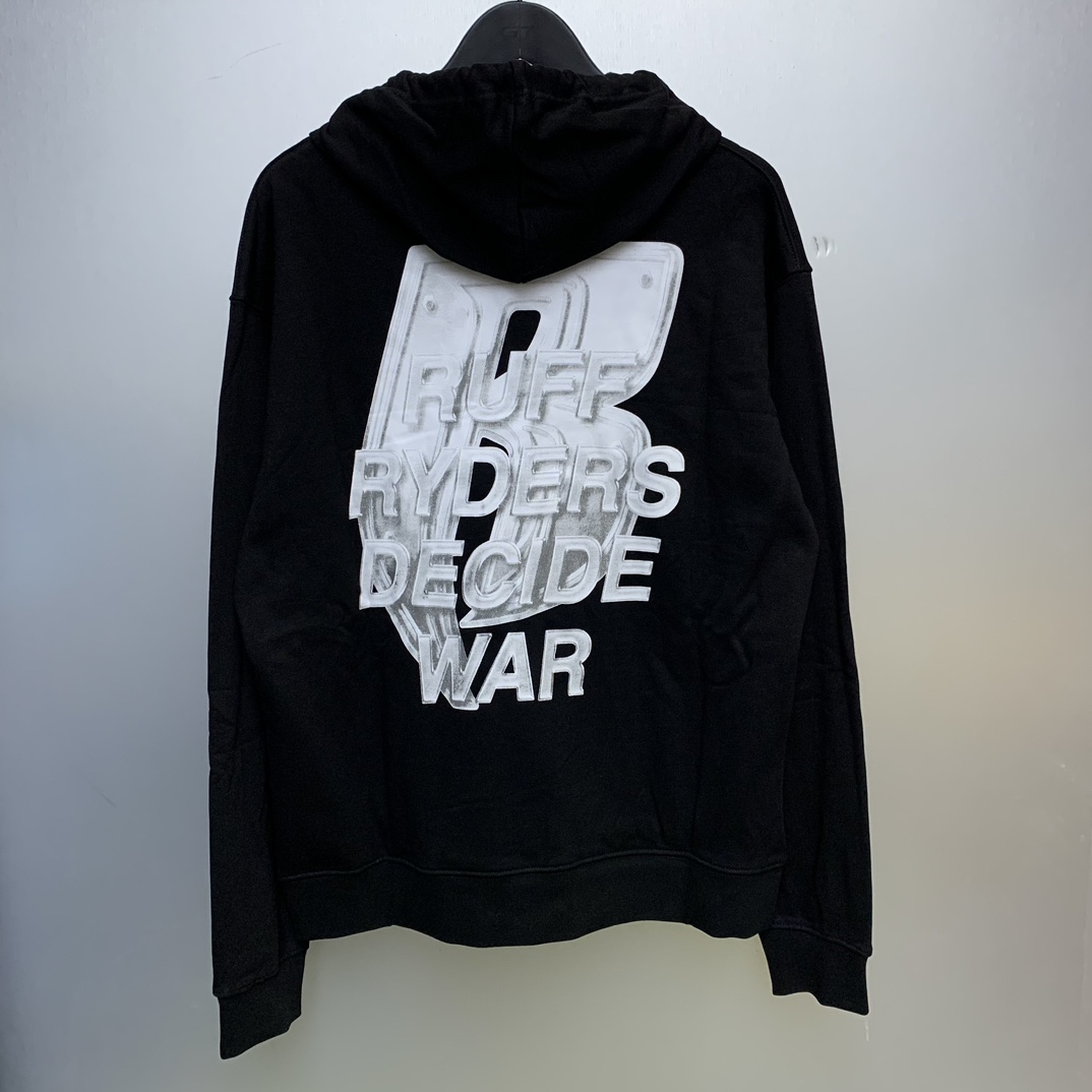 Who Decides War Ruff Ryder Hooded Sweatshirt - EUR FASHION