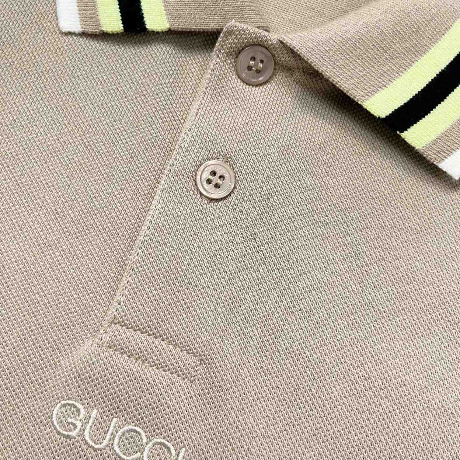 Gucci Cotton Polo Shirt With Embroidery - EUR FASHION