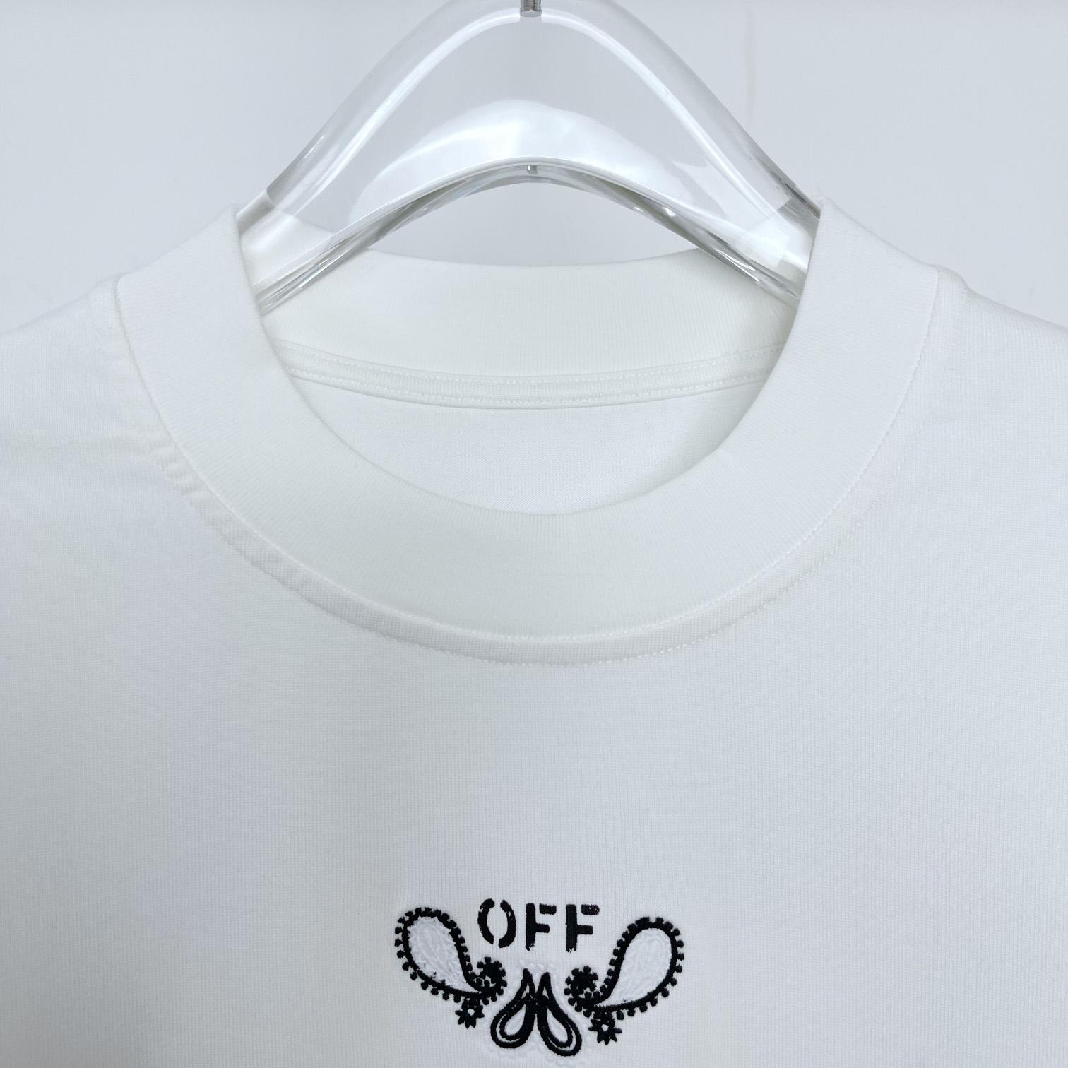 Off-White Cotton T-shirt - EUR FASHION