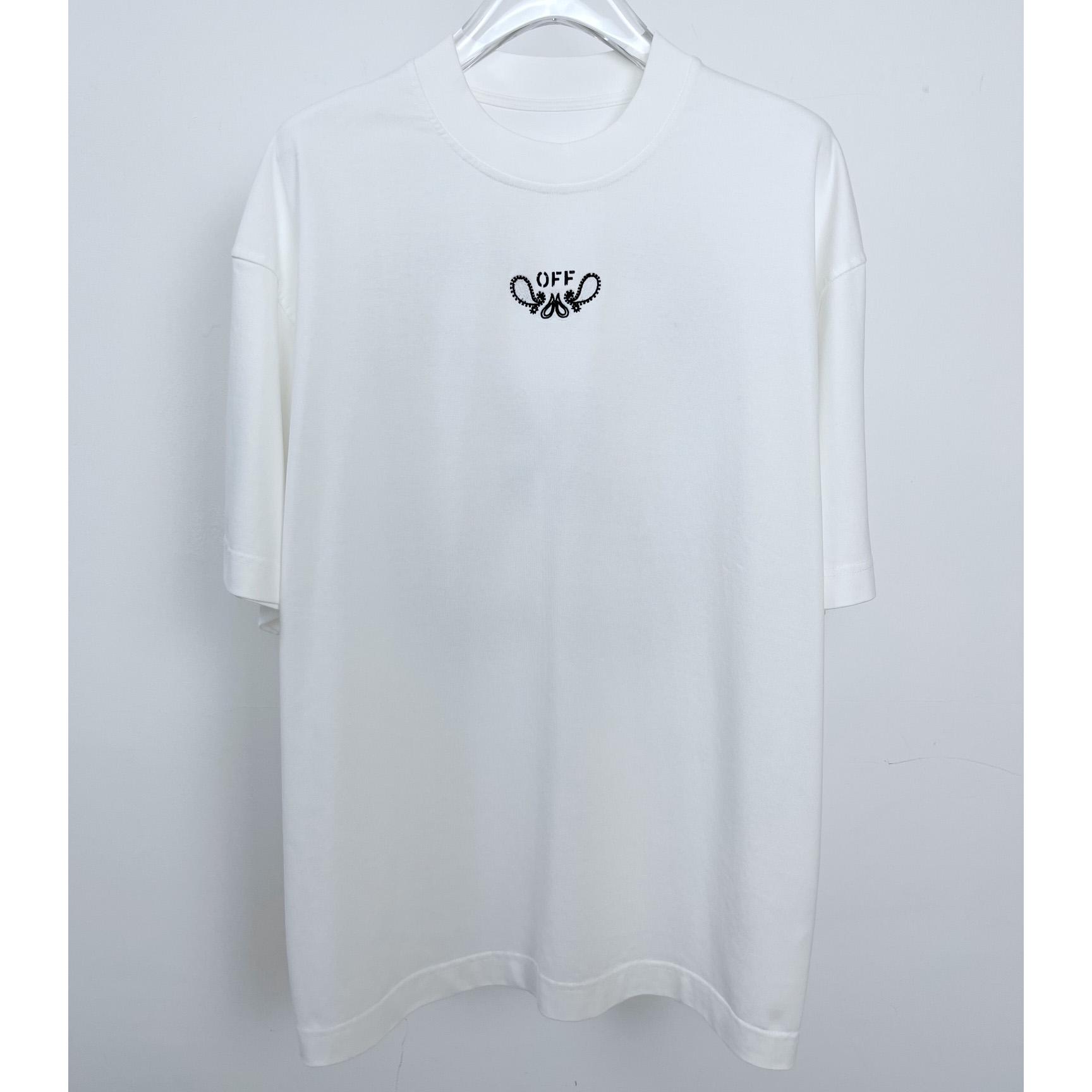 Off-White Cotton T-shirt - EUR FASHION