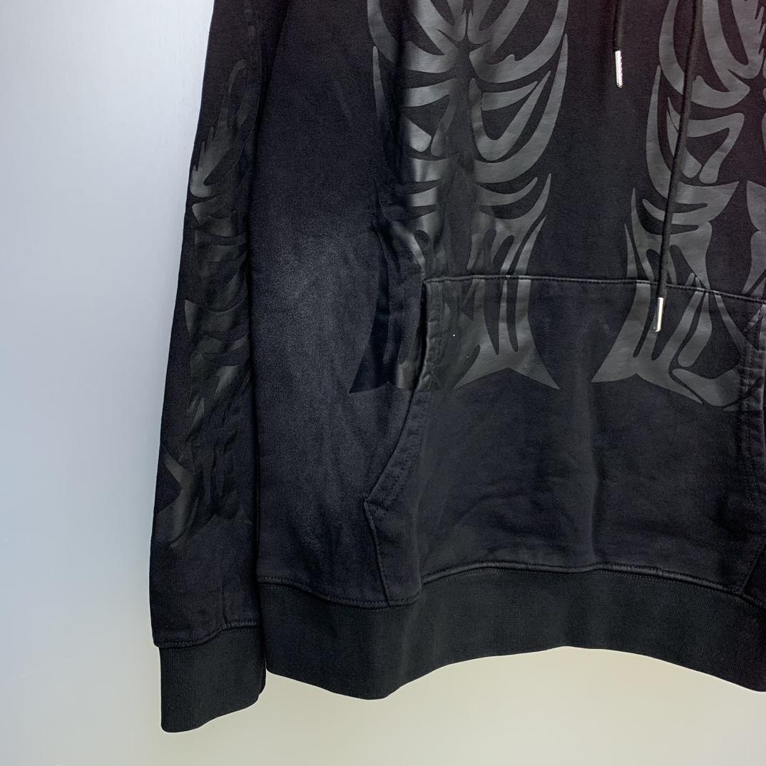 Who Decides War Black Winged Hoodie - EUR FASHION