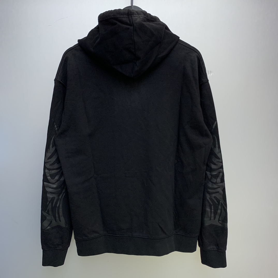 Who Decides War Black Winged Hoodie - EUR FASHION