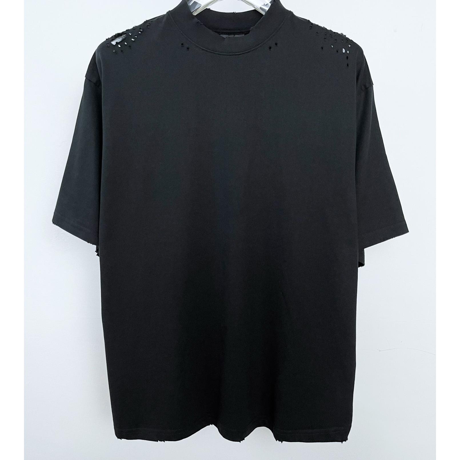 Balenciaga T-Shirt Oversized In Black - EUR FASHION