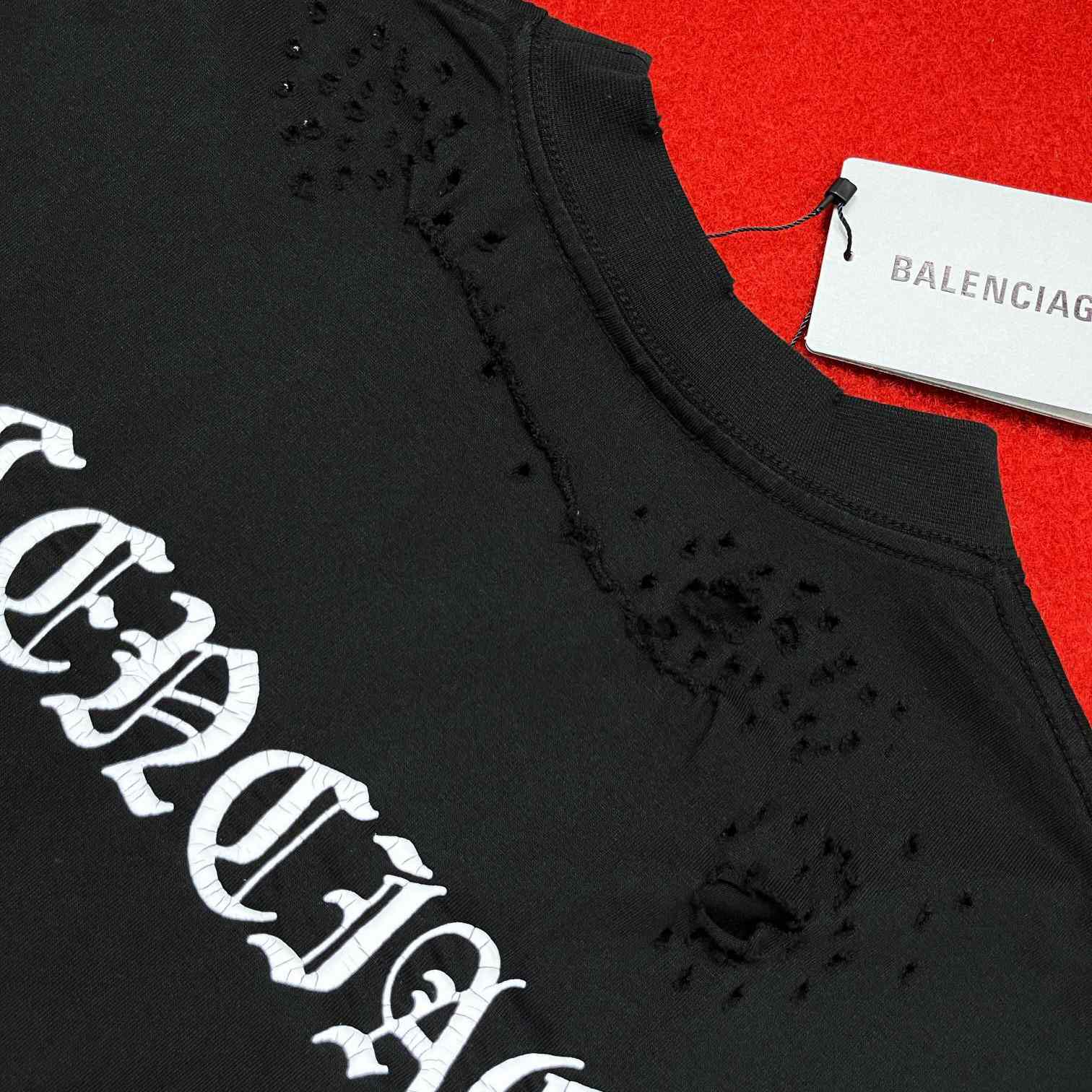 Balenciaga T-Shirt Oversized In Black - EUR FASHION