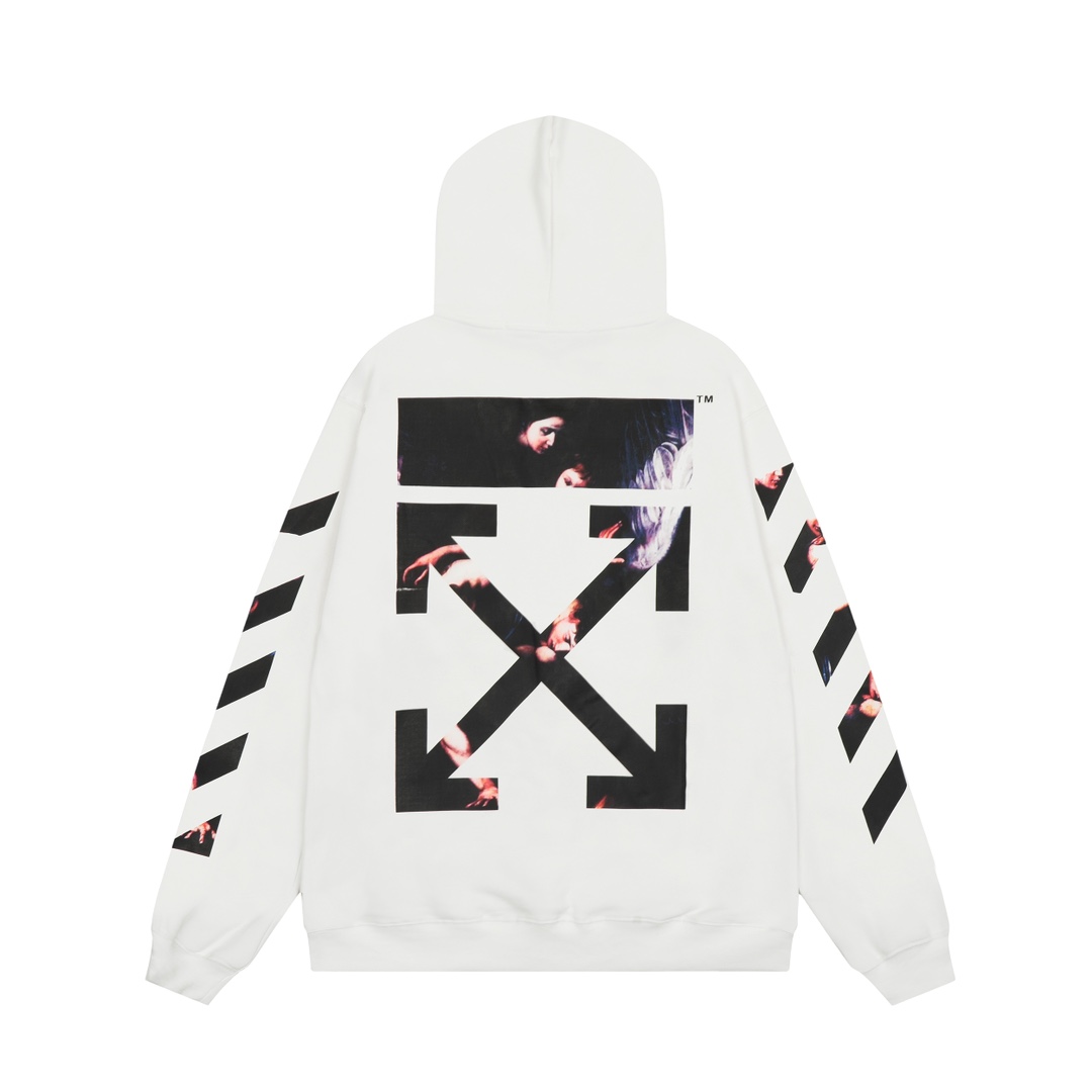 Off-White Caravaggio Arrows Hoodie - EUR FASHION