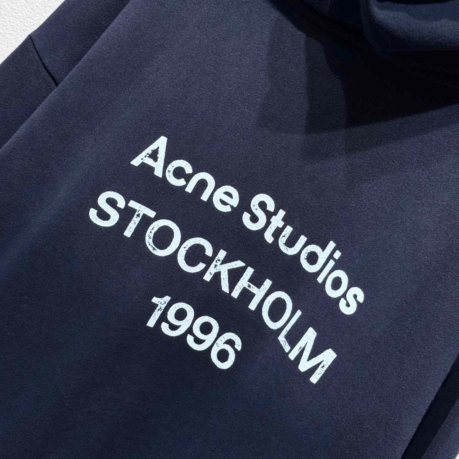 Acne Studios Logo Hooded Sweater - EUR FASHION