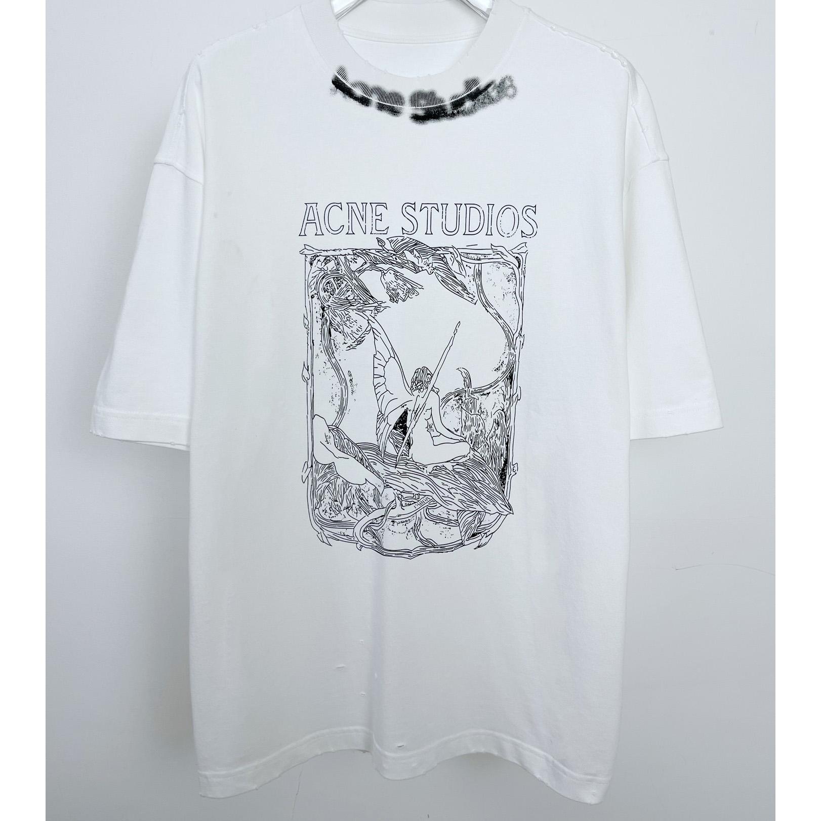 Acne Studios Cotton T-Shirt - EUR FASHION