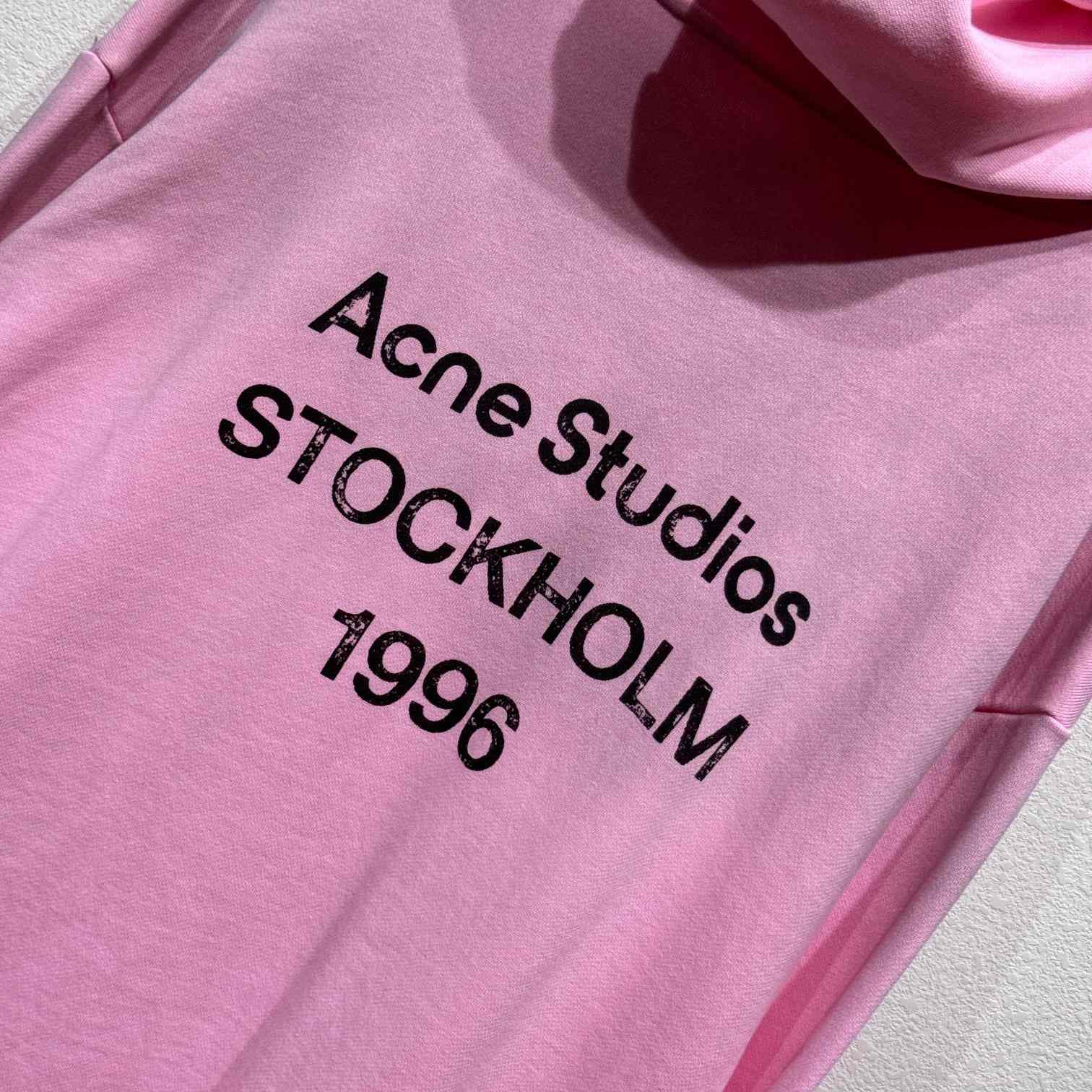 Acne Studios Logo Hooded Sweater - EUR FASHION