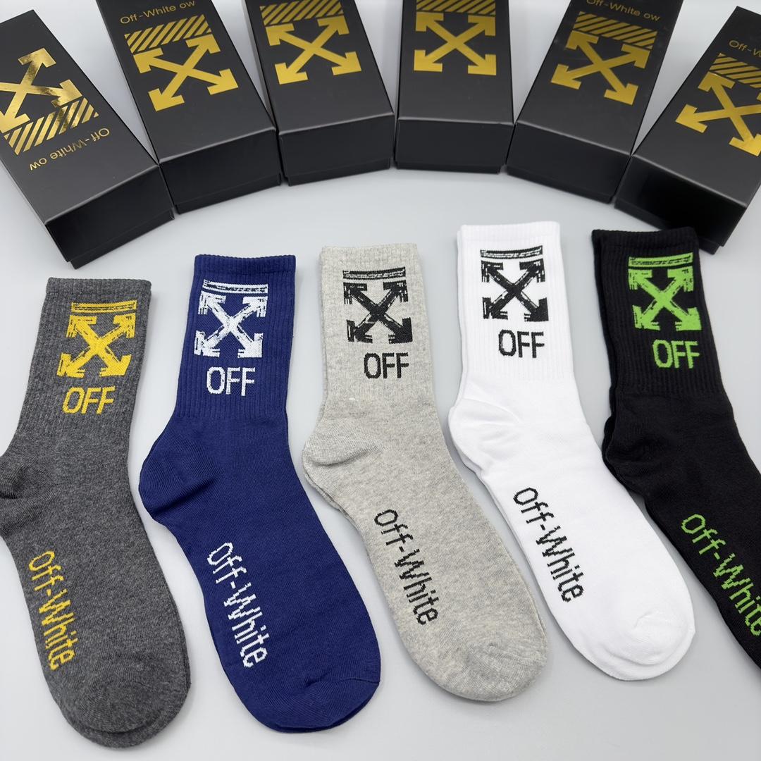 Off White Socks/Box - EUR FASHION