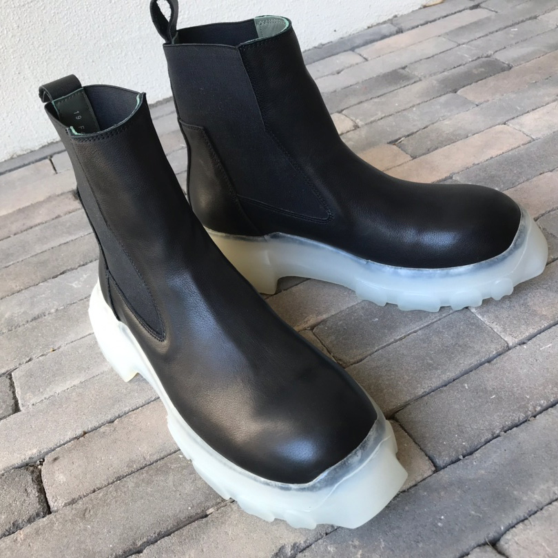 Rick Owens Leather Boots  - EUR FASHION