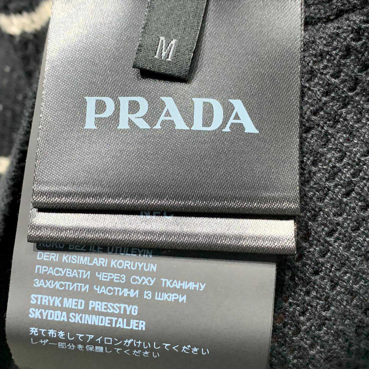 Prada Silk And Cotton Knit Polo Shirt - EUR FASHION