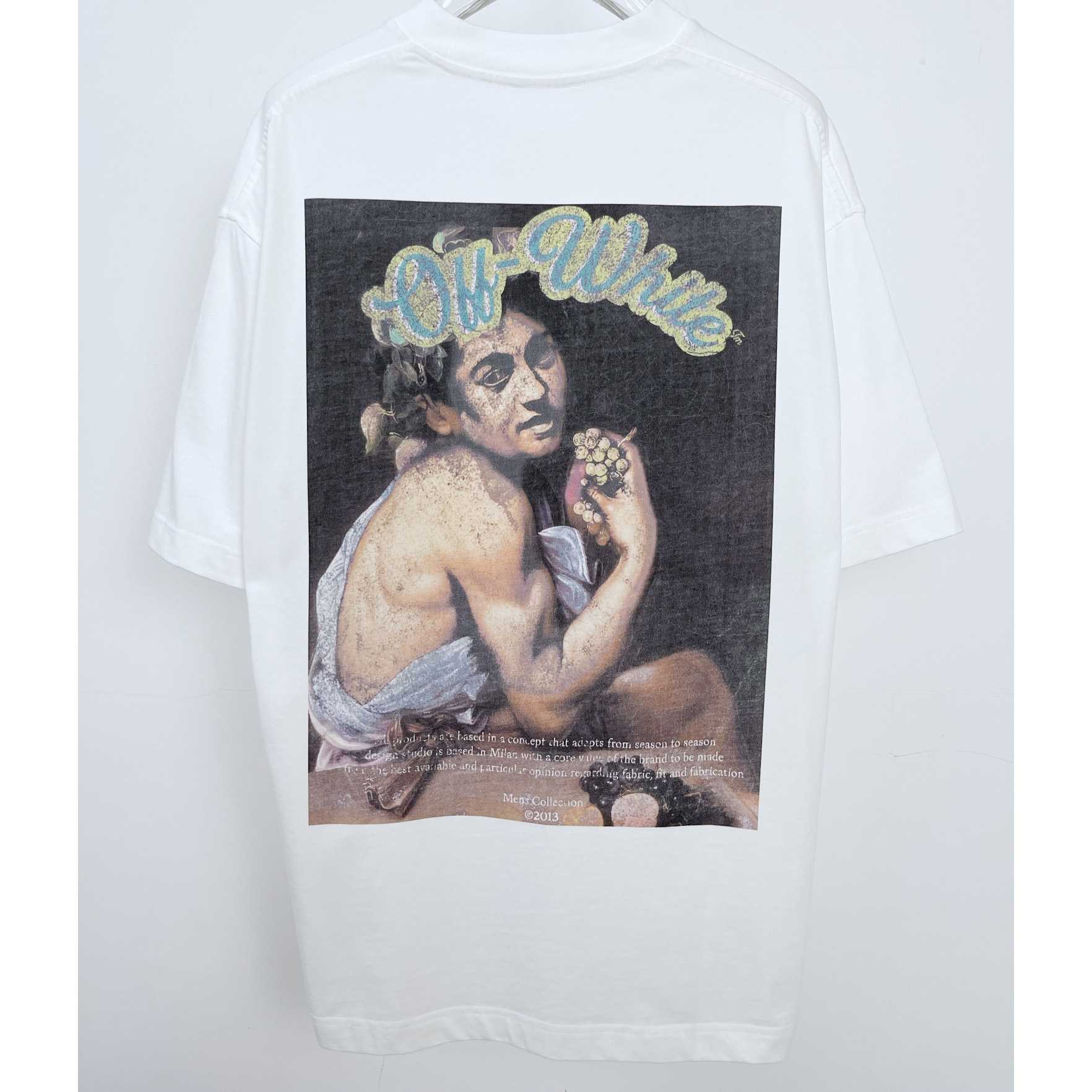 Off White Digit Bacchus Crew-Neck T-shirt - EUR FASHION