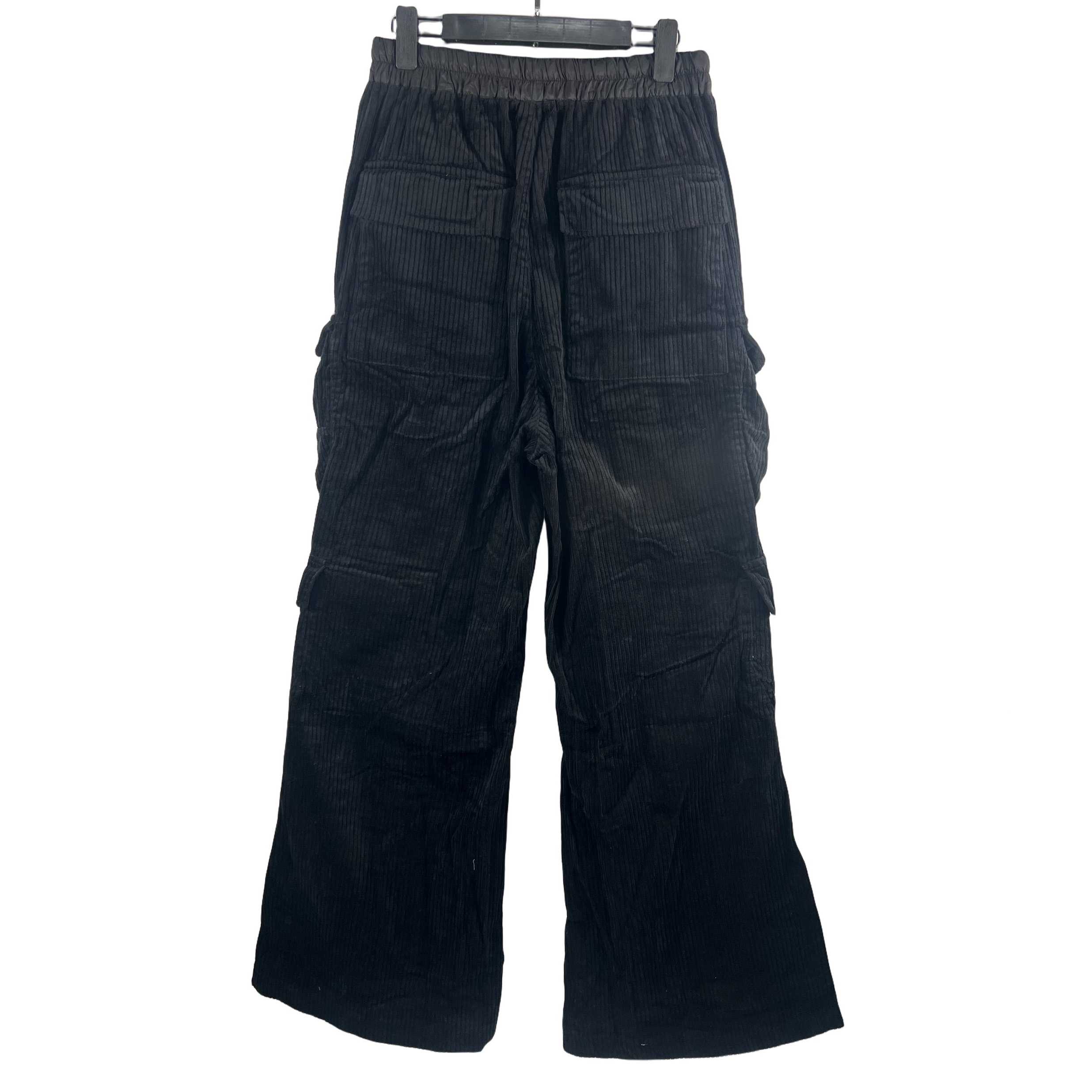 Rick Owens Black Double Jumbo Belas Cargo Pants - EUR FASHION