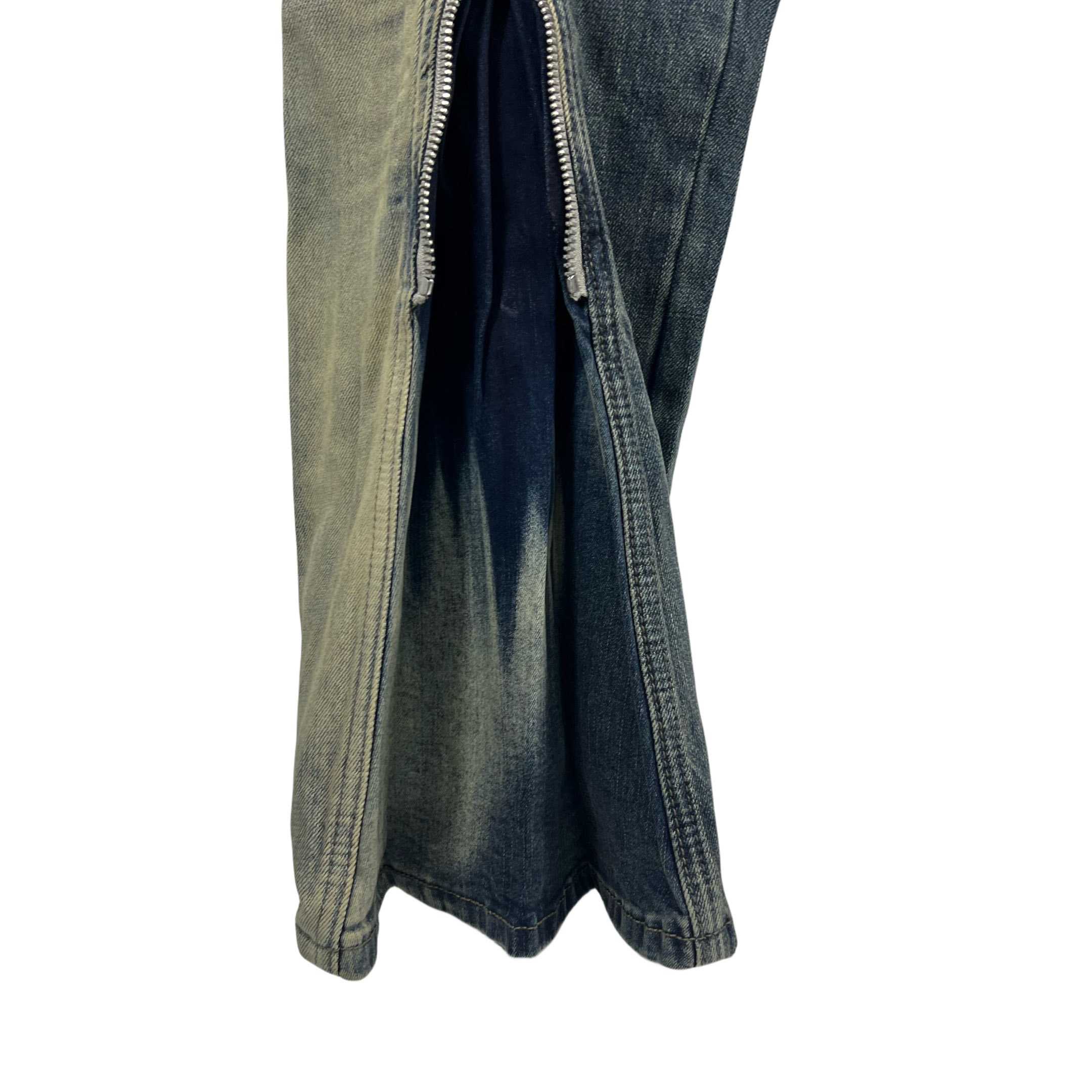 Rick Owens Blue Bolan Banana Straight-leg Flared Zip-embellished Jeans - EUR FASHION