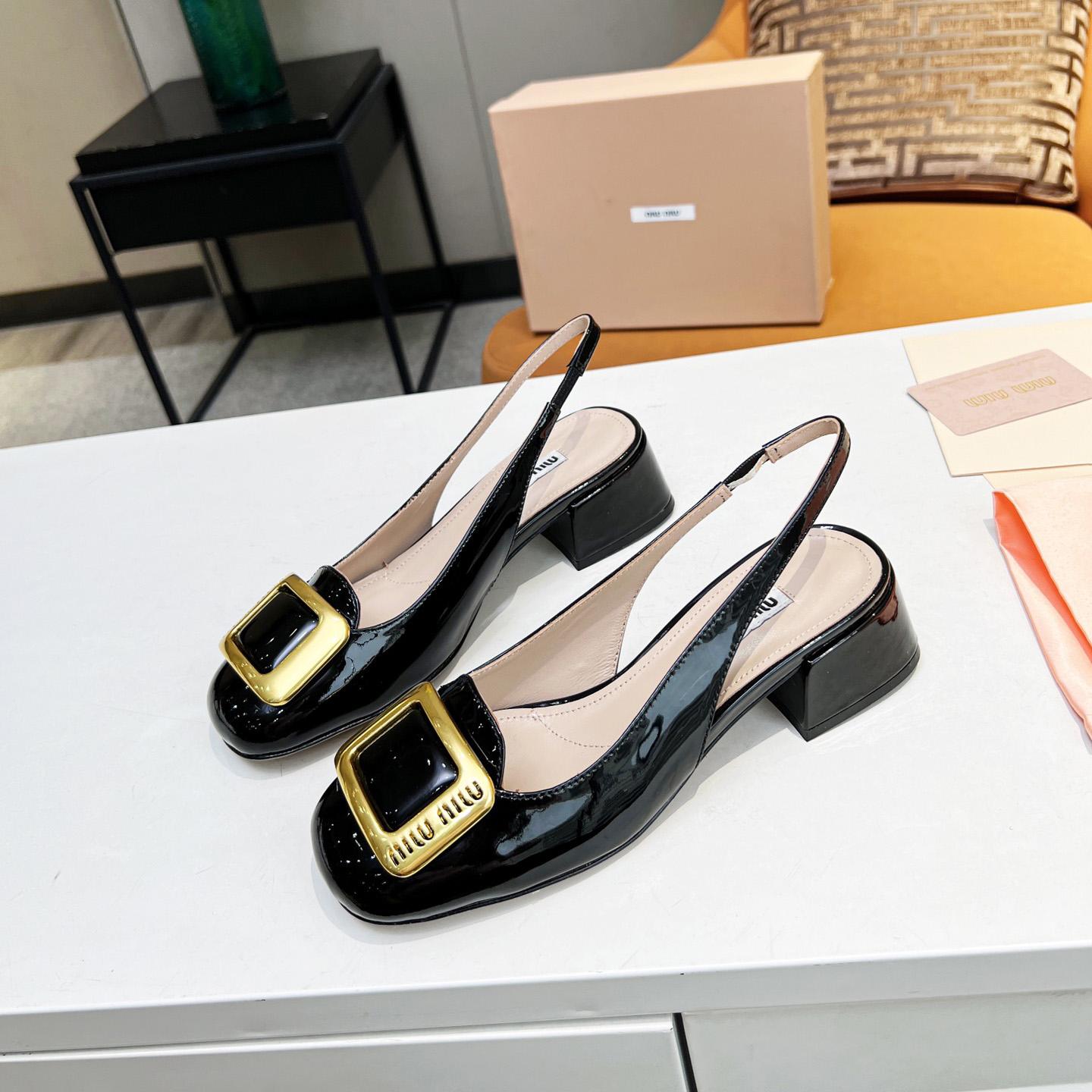Miu Miu Patent Leather Pumps - EUR FASHION