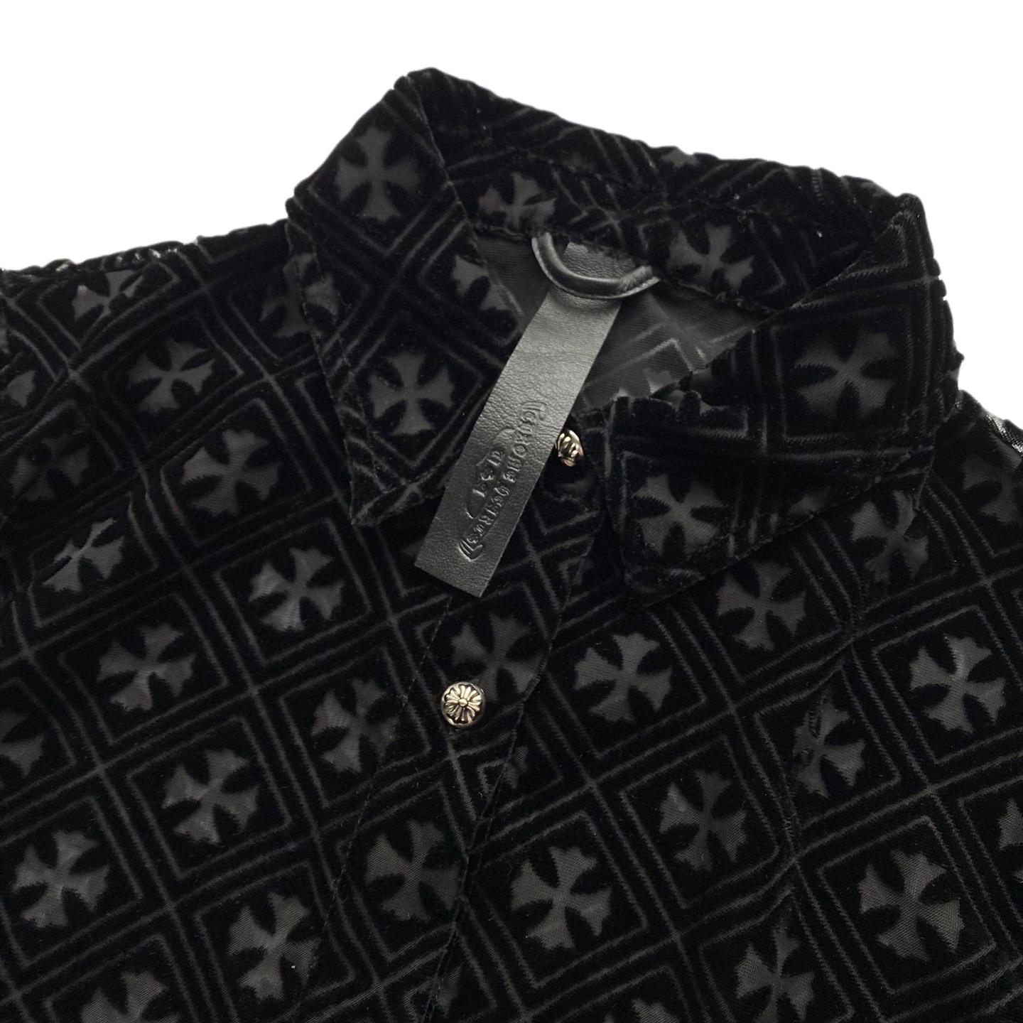 Chrome Hearts Heart Button Down Shirts  - EUR FASHION