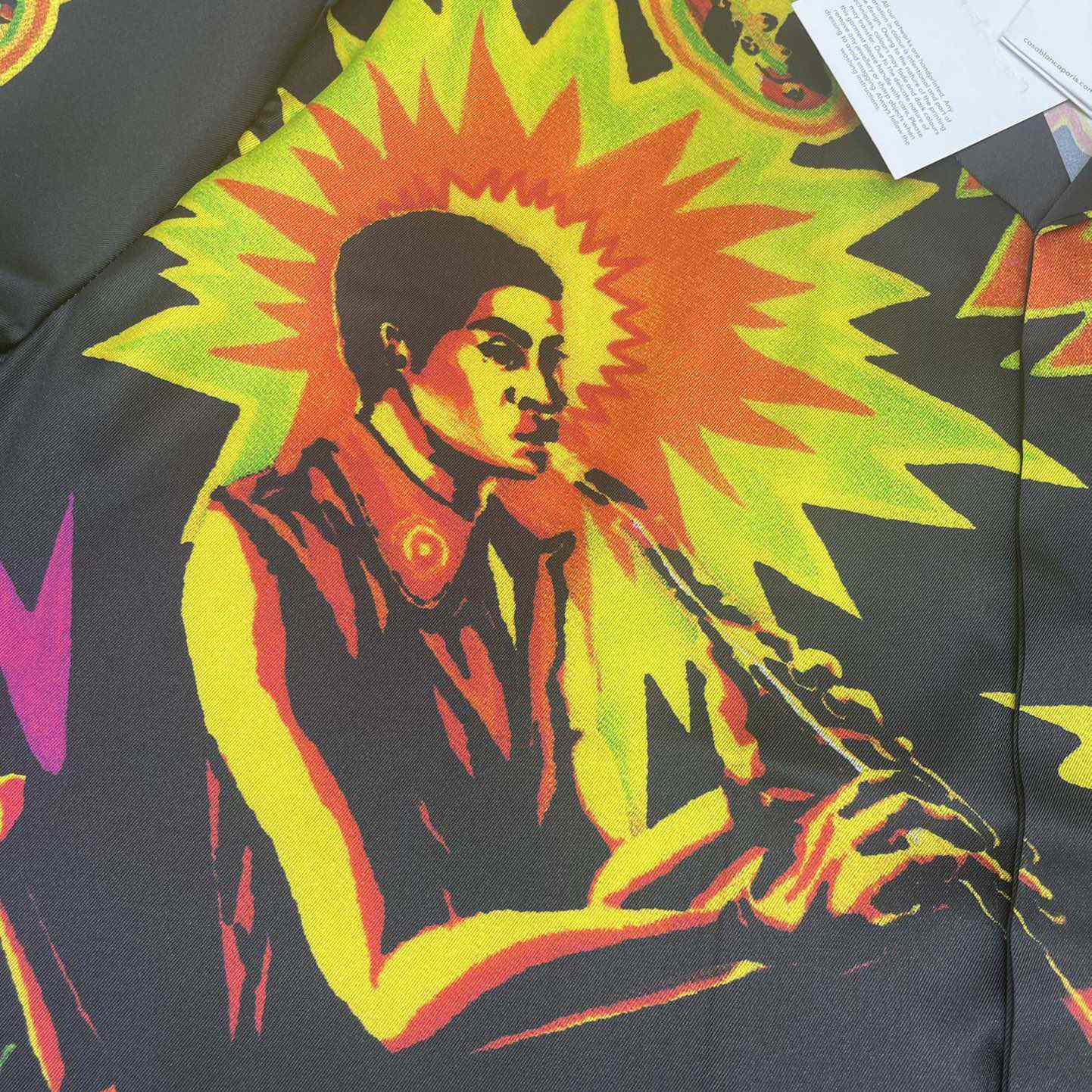Casablanca Music For the People Silk Shirt   CA3471 - EUR FASHION